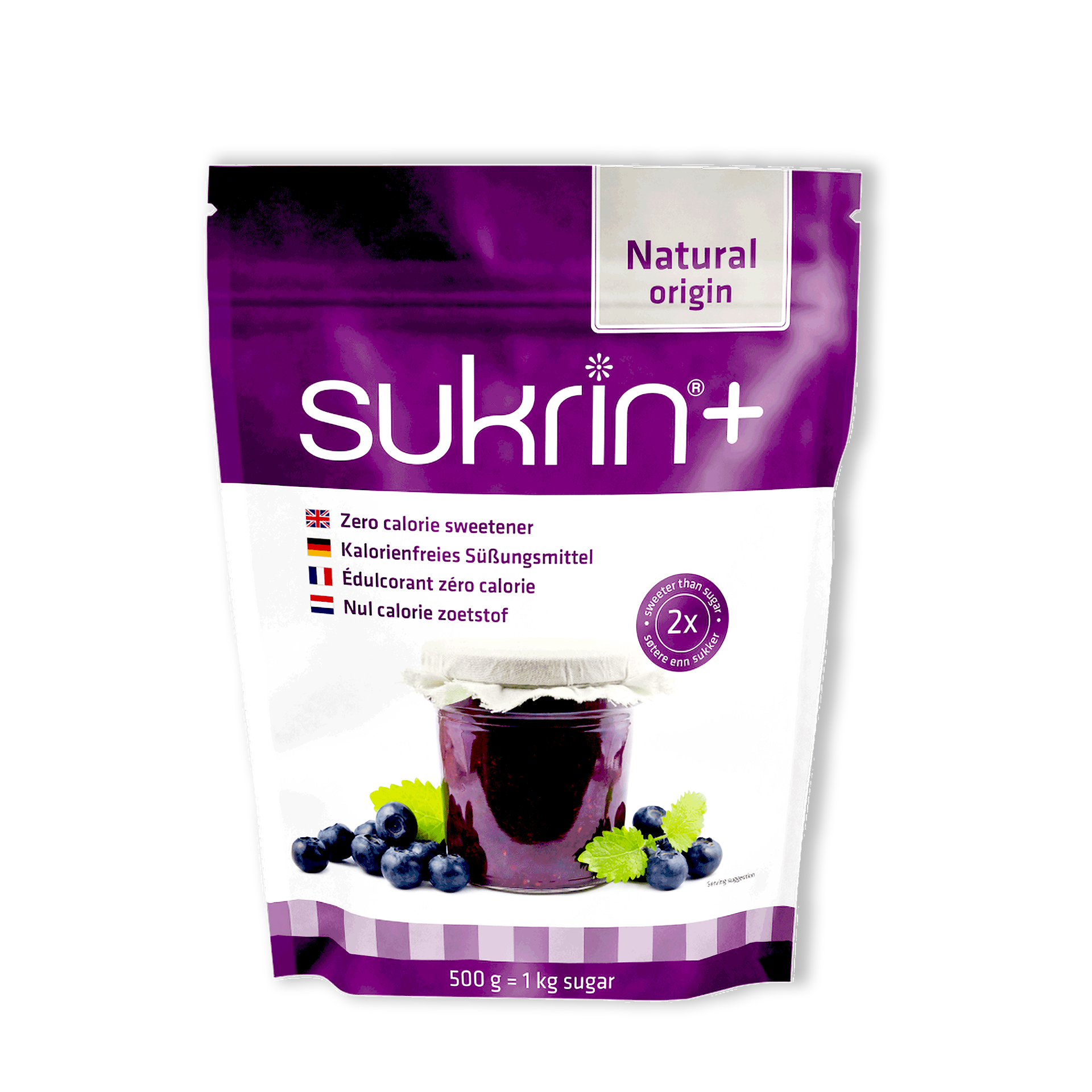 SUKRIN Plus Erythrit+Stevia 500g