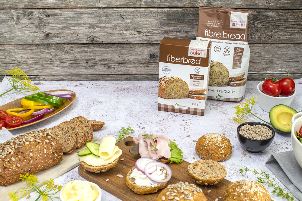 SUKRIN Backmischung Brotmix mit Ballaststoffen 1kg