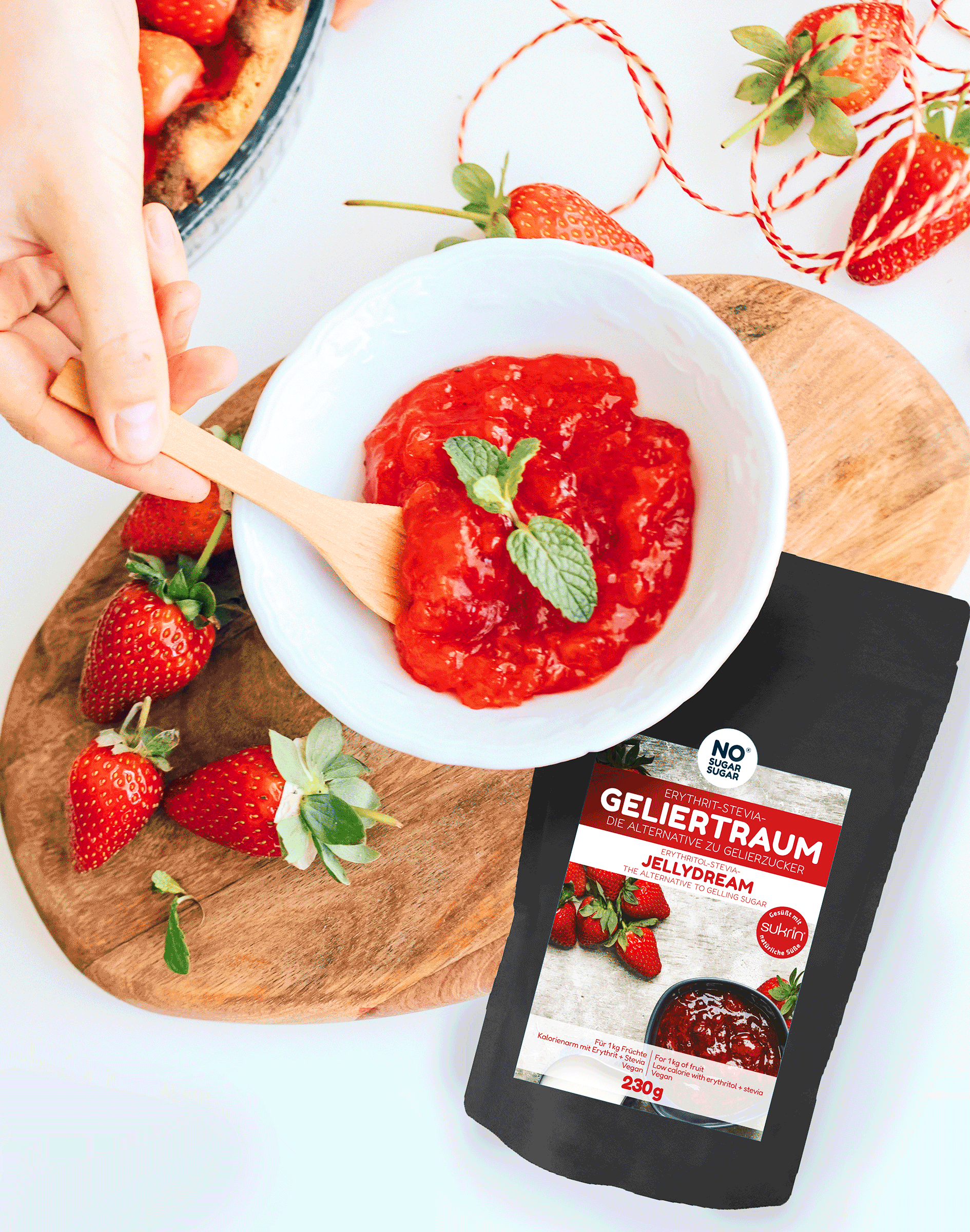 NO SUGAR SUGAR Geliertraum Erythrit+Stevia 230g