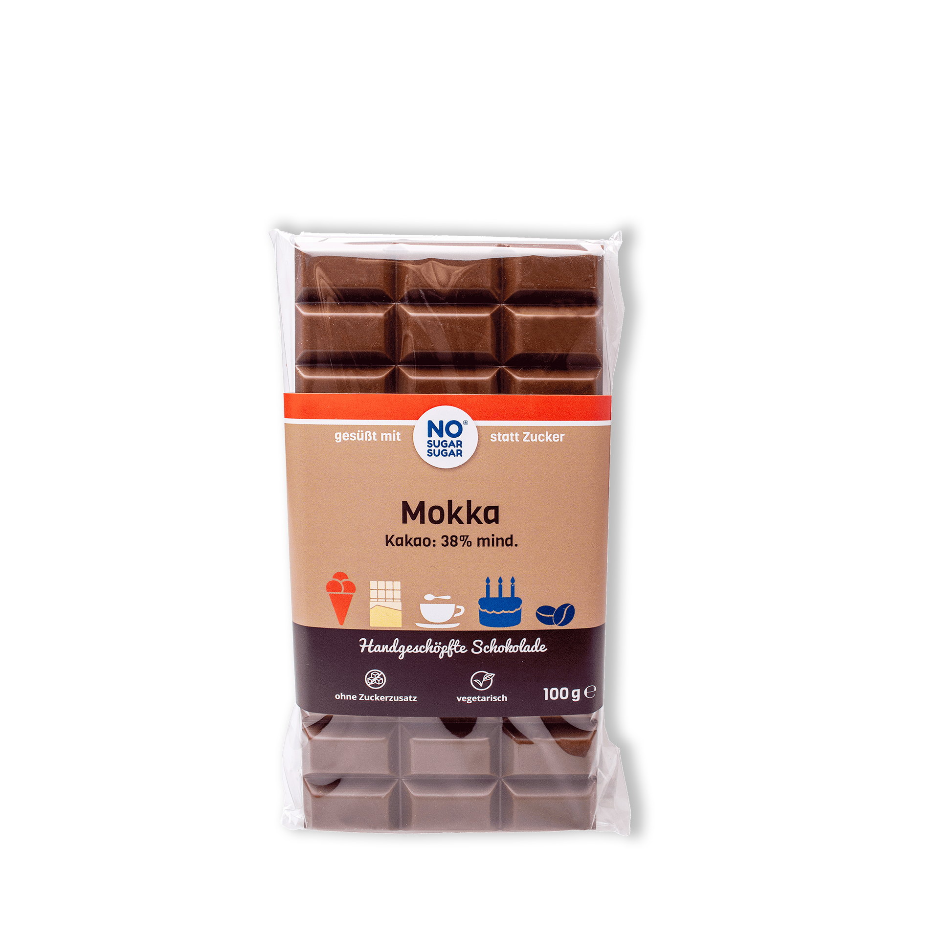 NO SUGAR SUGAR Schokolade Mokka 100g