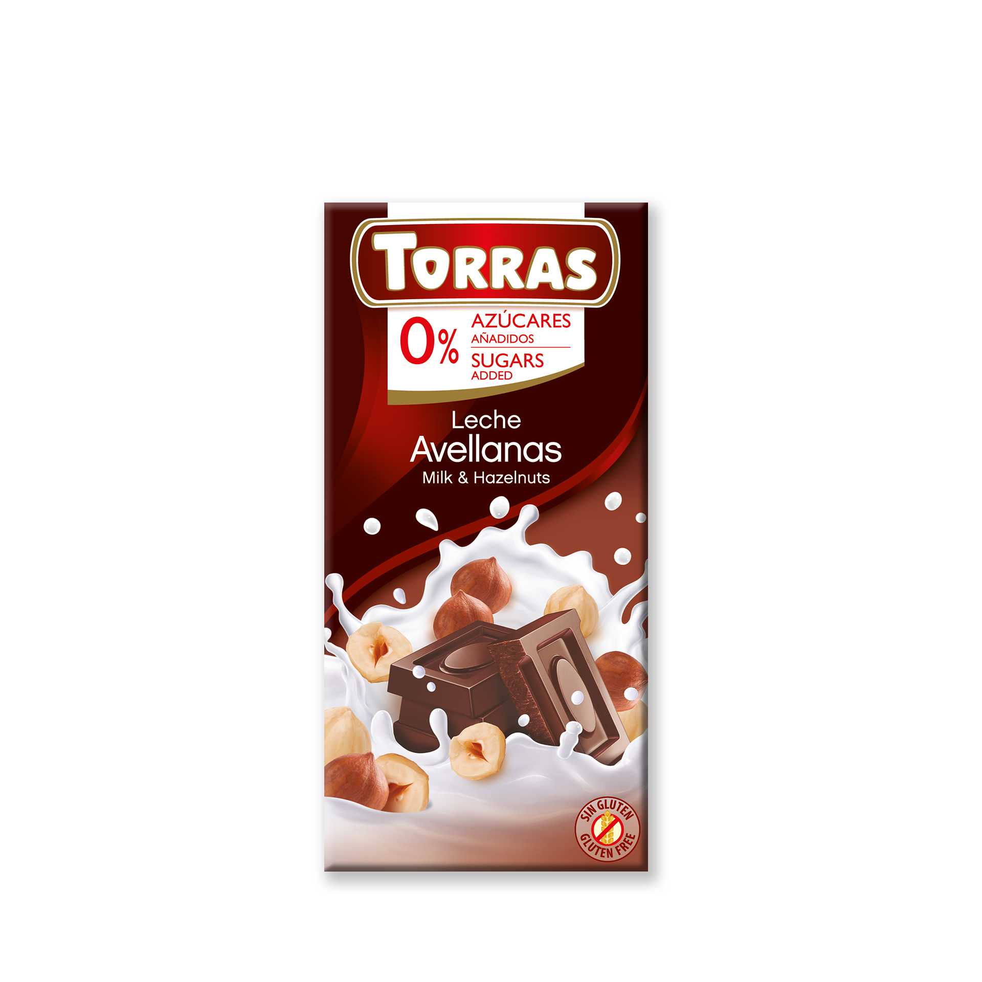Torras Classic Schokolade Milch mit Haselnuss 75g