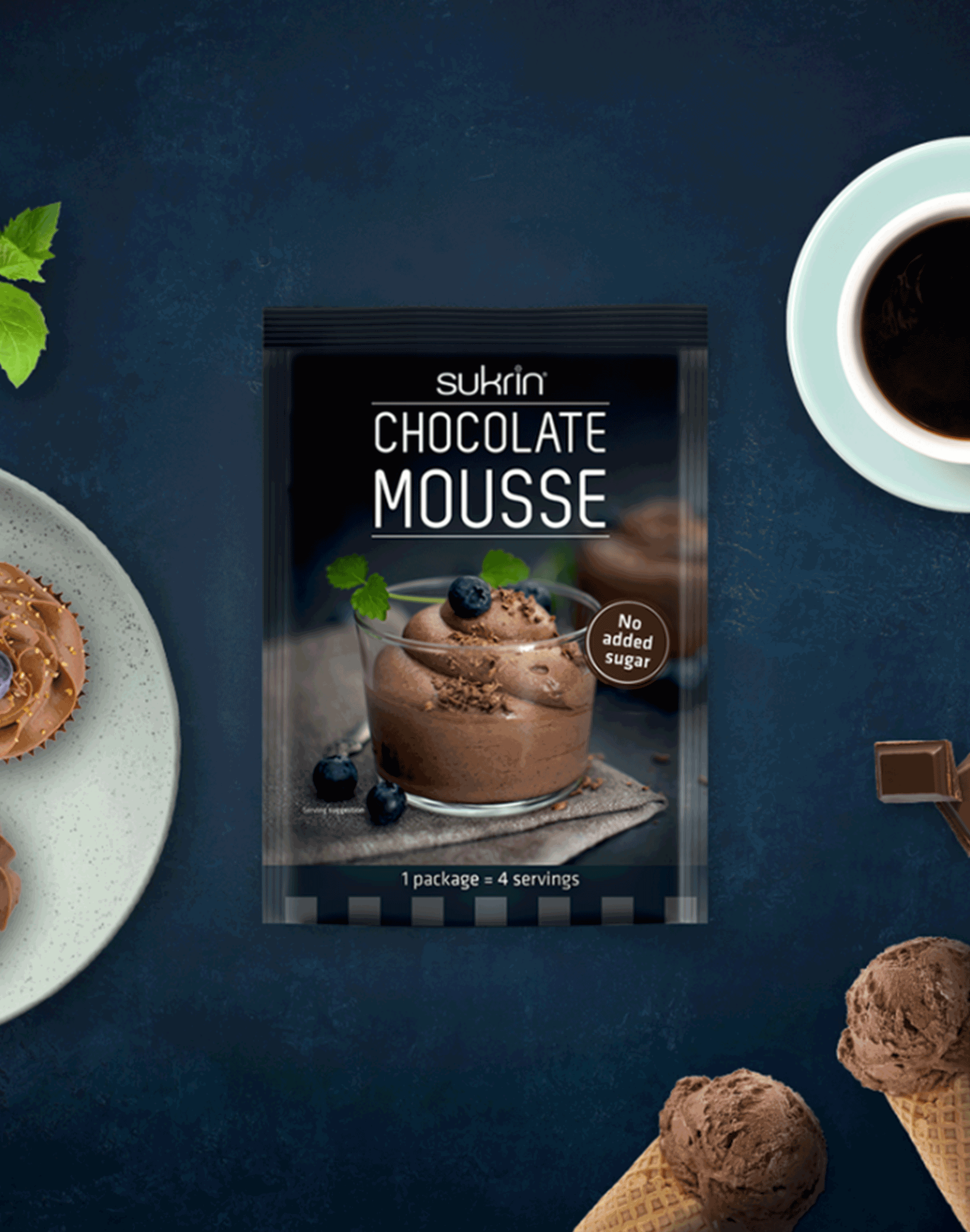 SUKRIN Chocolate Mousse 85g
