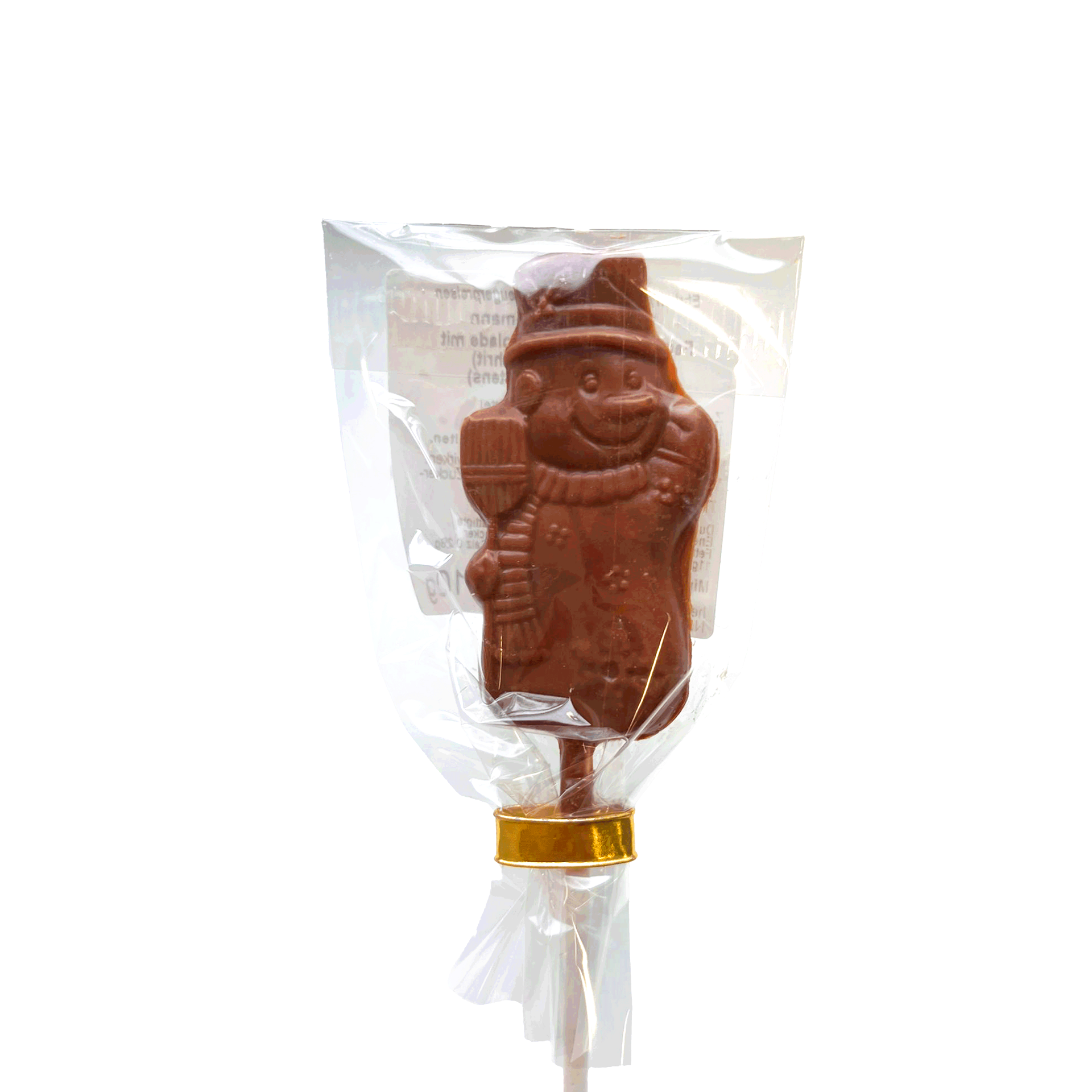 NO SUGAR SUGAR Schokoladen Lolli Schneemann Vollmilch 10g