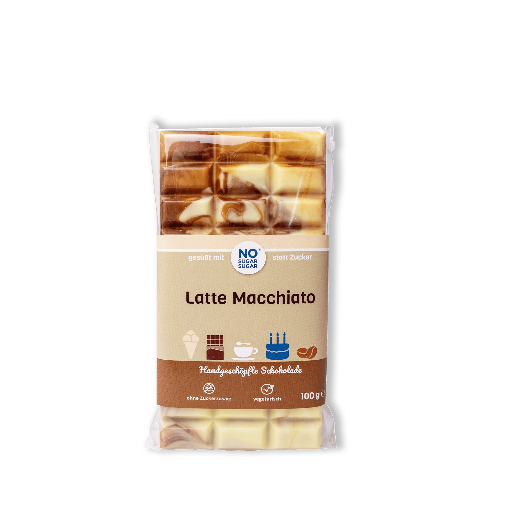 NO SUGAR SUGAR Schokolade Latte Macchiato 100g