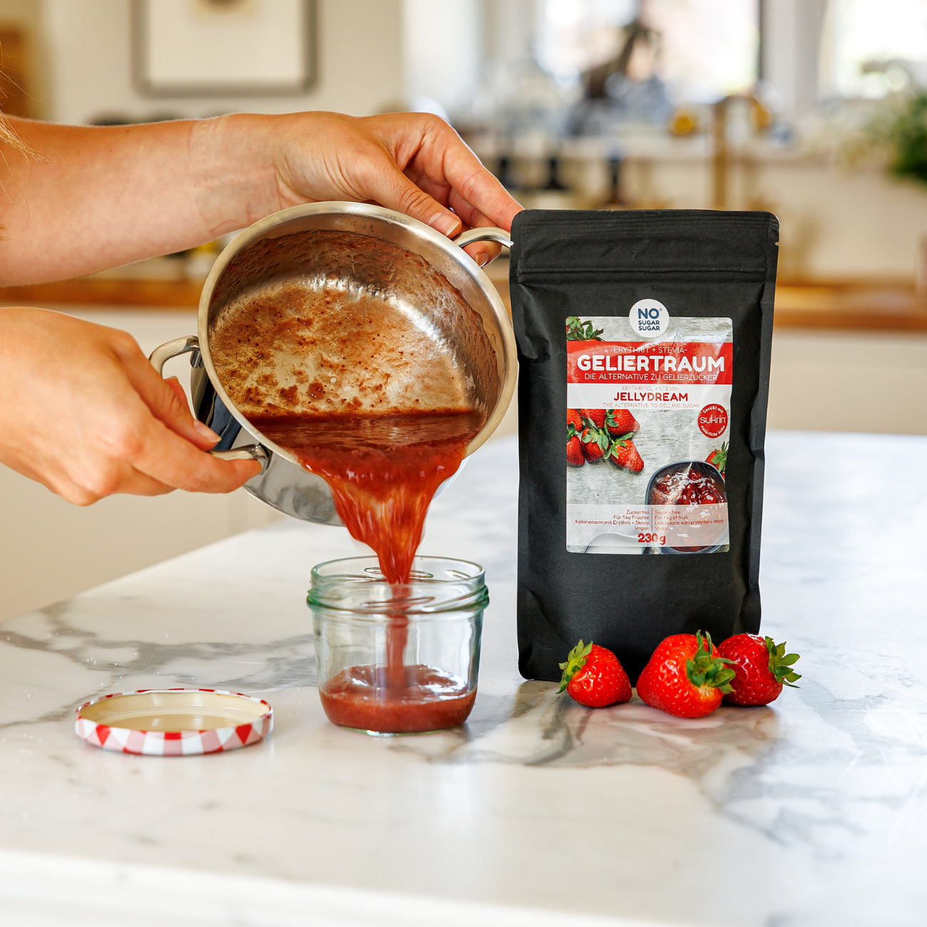 NO SUGAR SUGAR 4:1 Geliertraum Erythrit+Stevia 230g