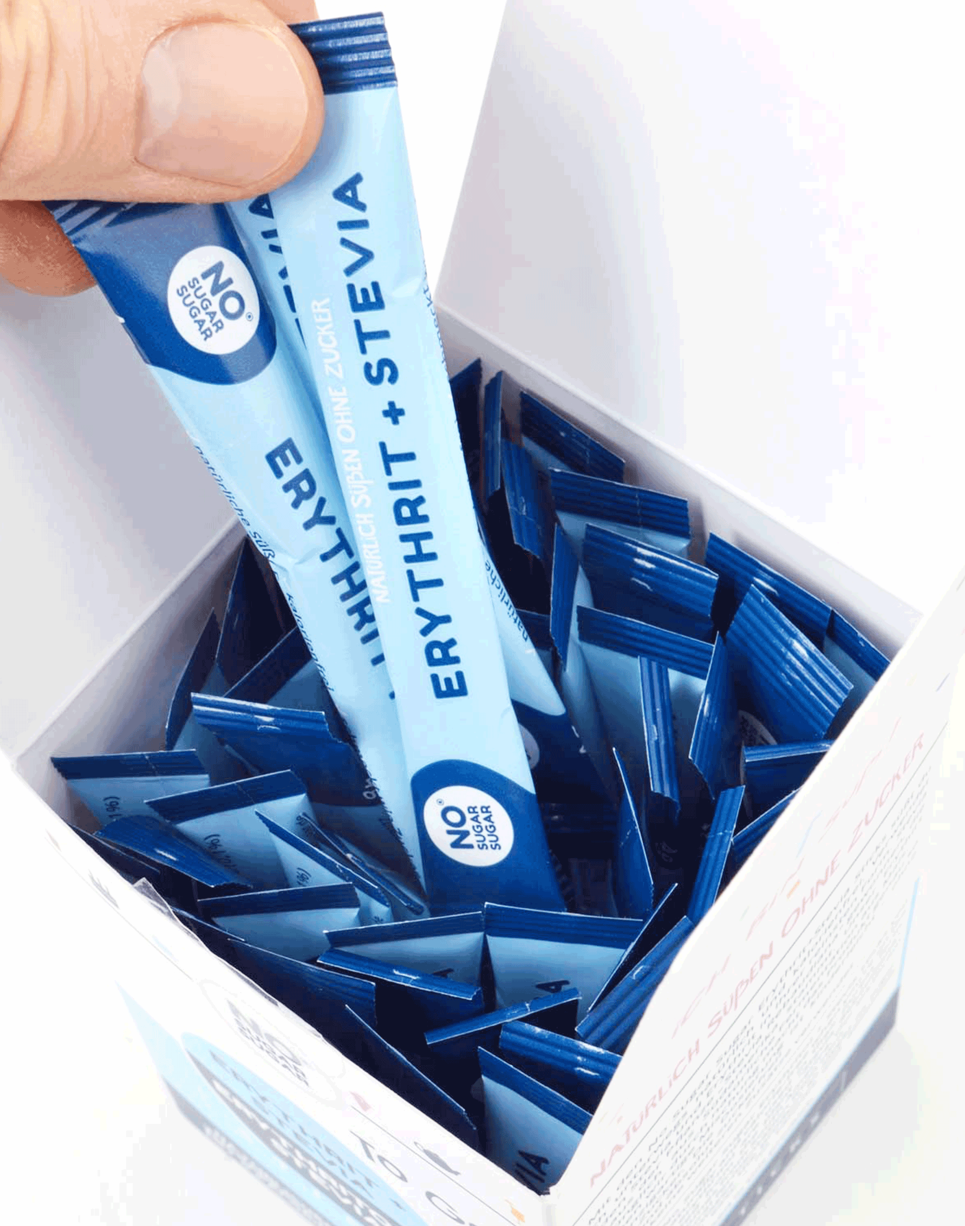 NO SUGAR SUGAR Erythrit+Stevia Sticks 200g