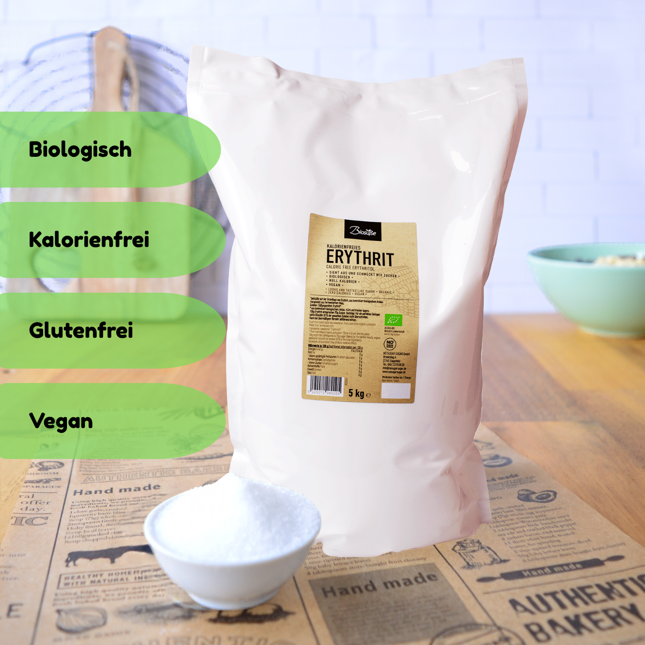 Biosüße Bio Erythrit 5kg