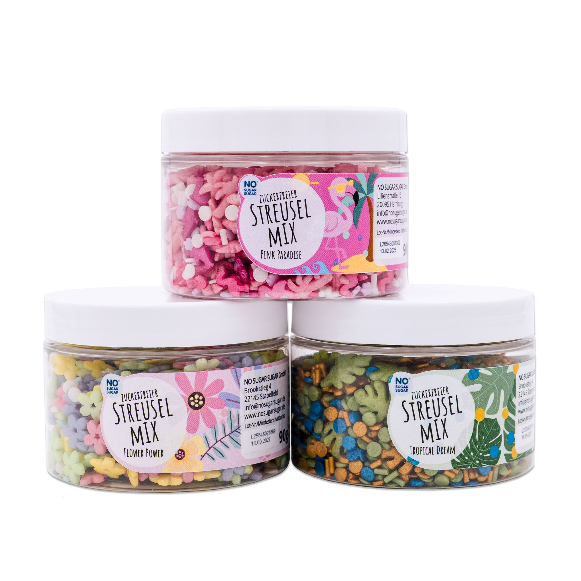 NO SUGAR SUGAR Streuselmix 3er Probierset