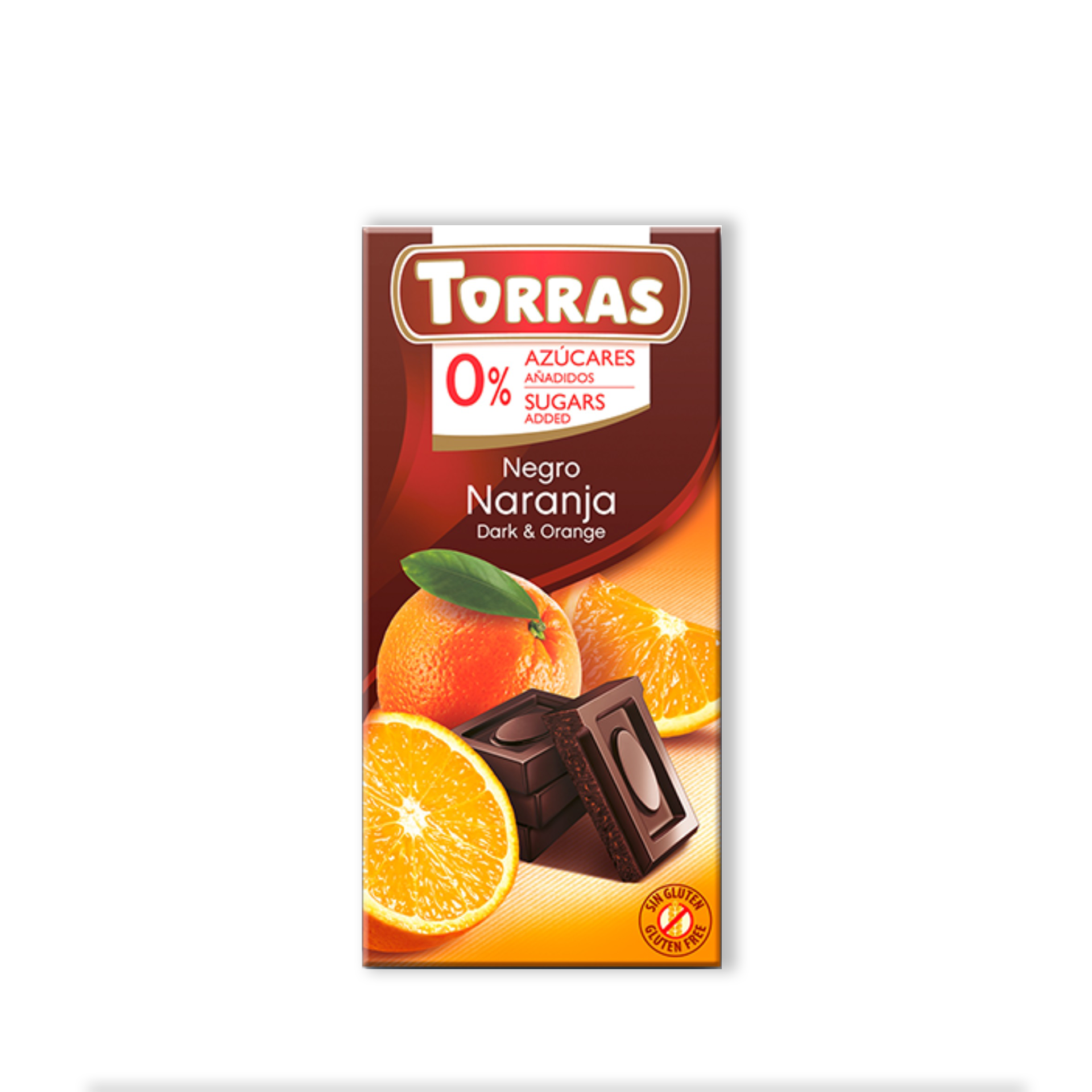 Torras Classic Schokolade Dunkel Orange 75g