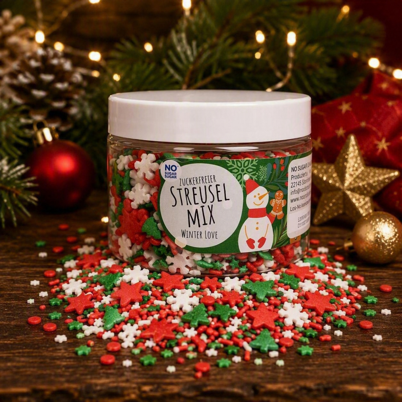 NO SUGAR SUGAR Streuselmix Winter Love 90g