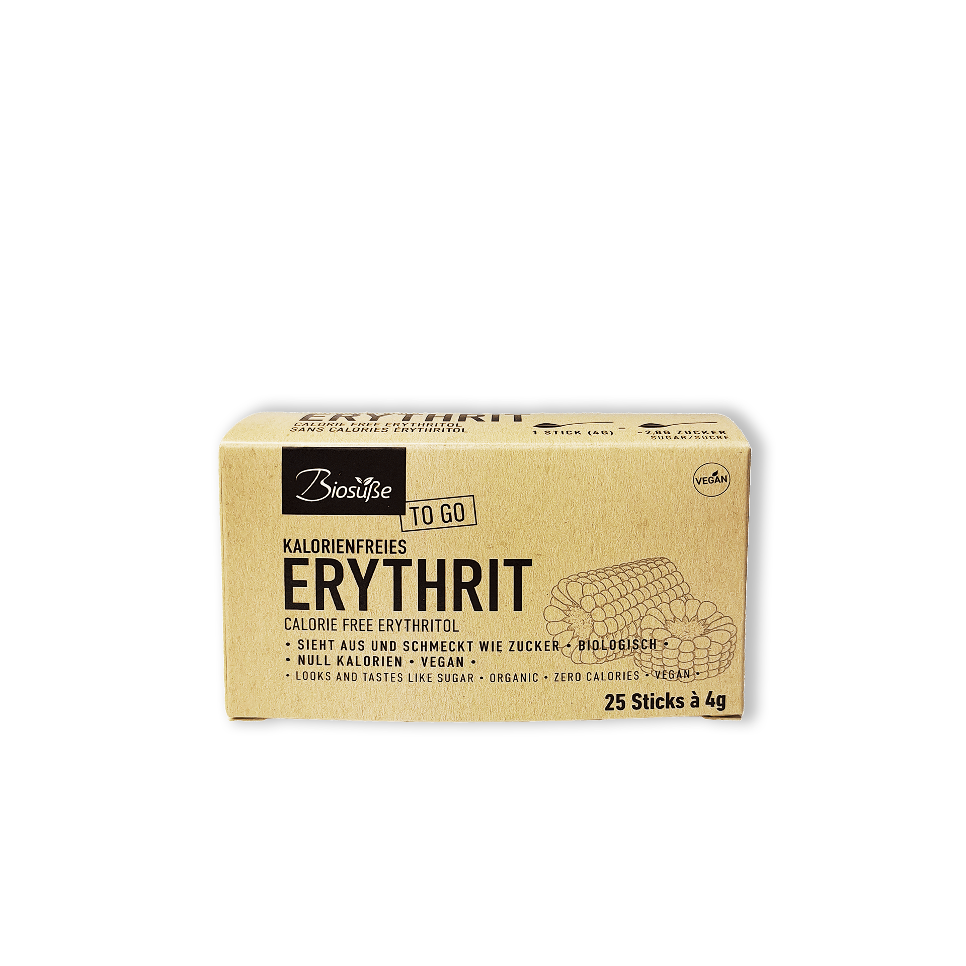 Biosüße Bio Erythrit Sticks 25x4g