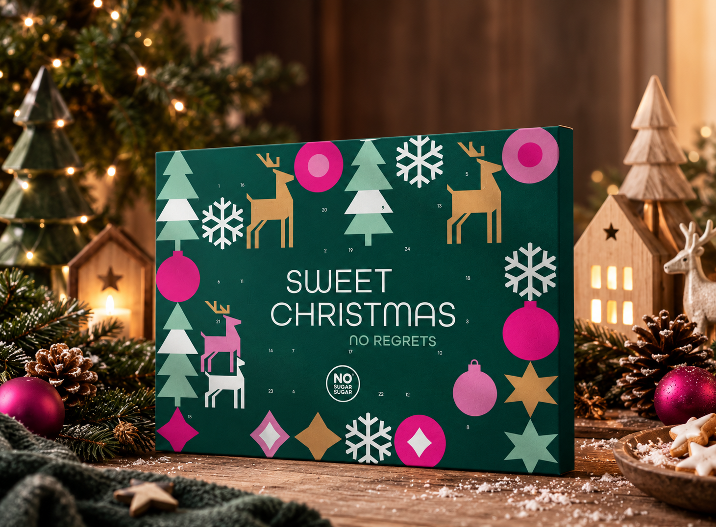 NO SUGAR SUGAR Adventskalender ohne Zuckerzusatz