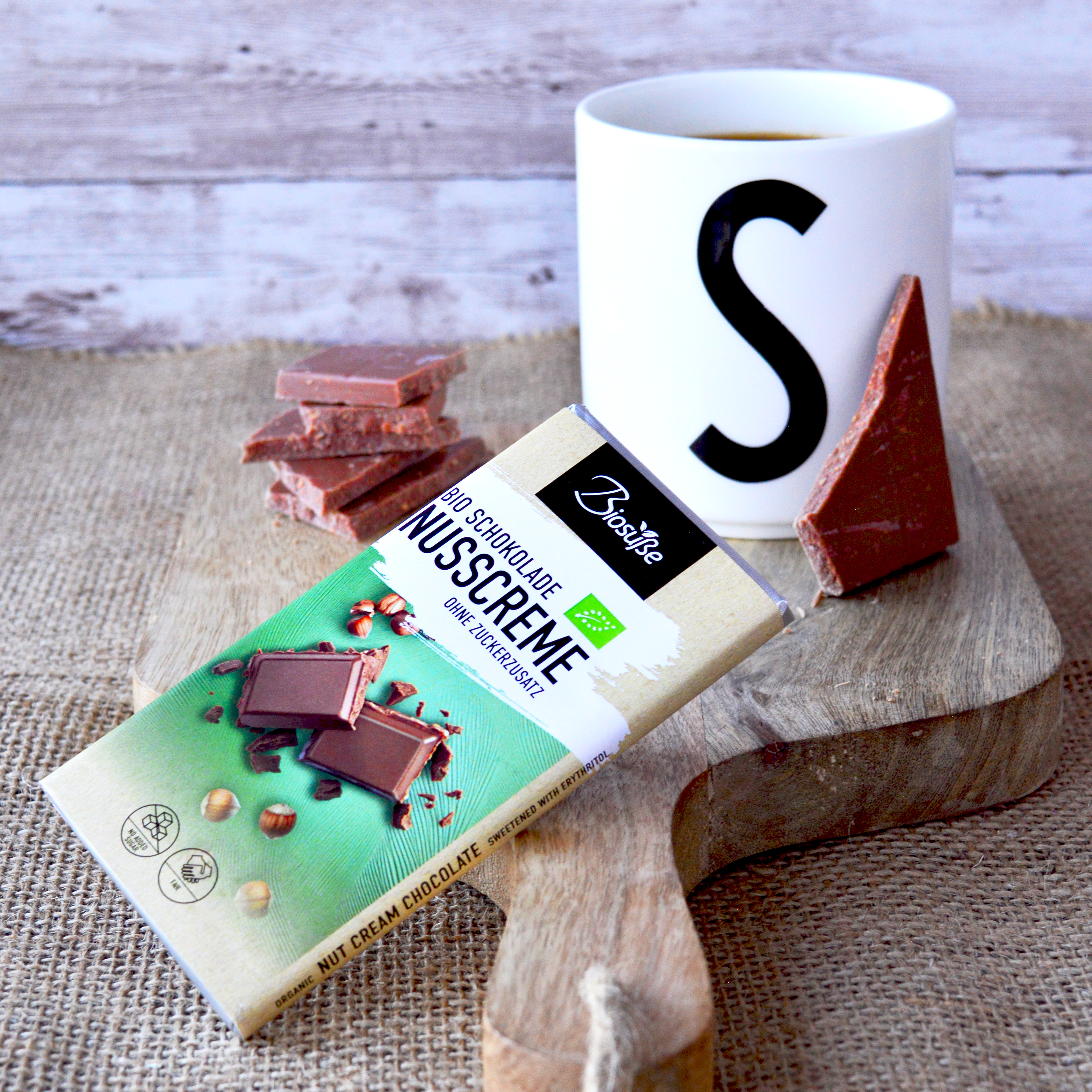 Biosüße Bio Schokolade Nusscreme 40g