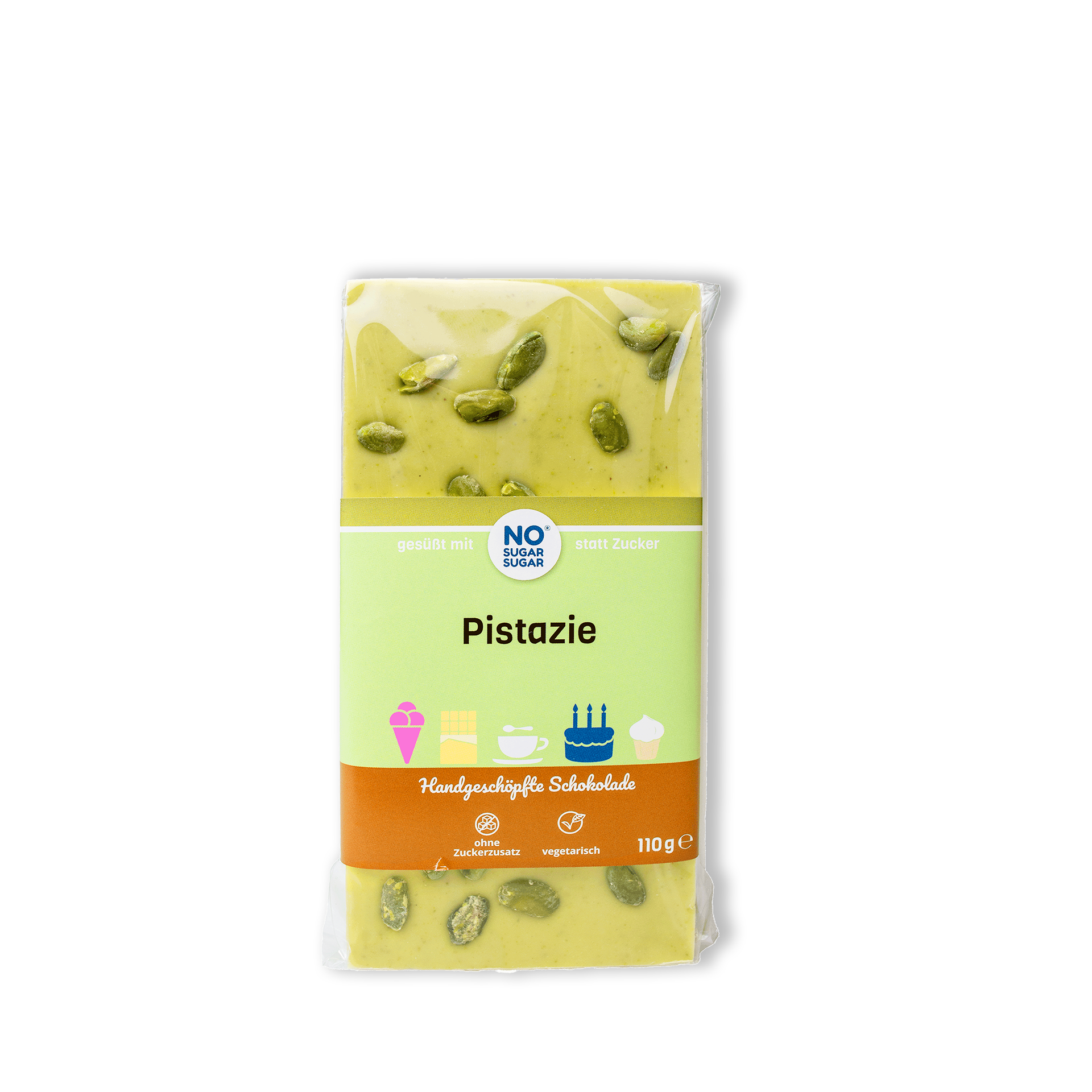 NO SUGAR SUGAR Schokolade Pistazie 110g