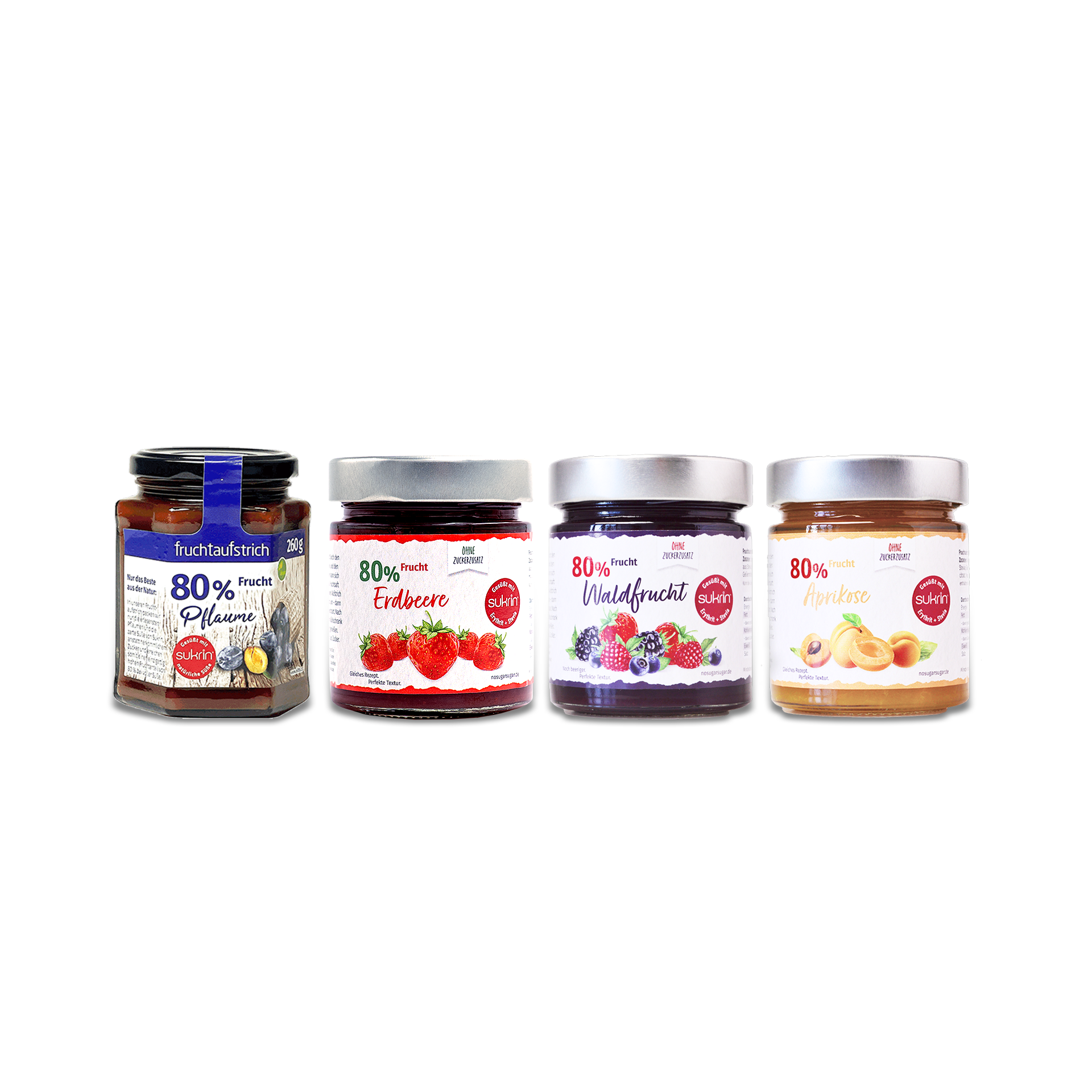 SUKRIN Fruchtaufstrich Probierset 4er