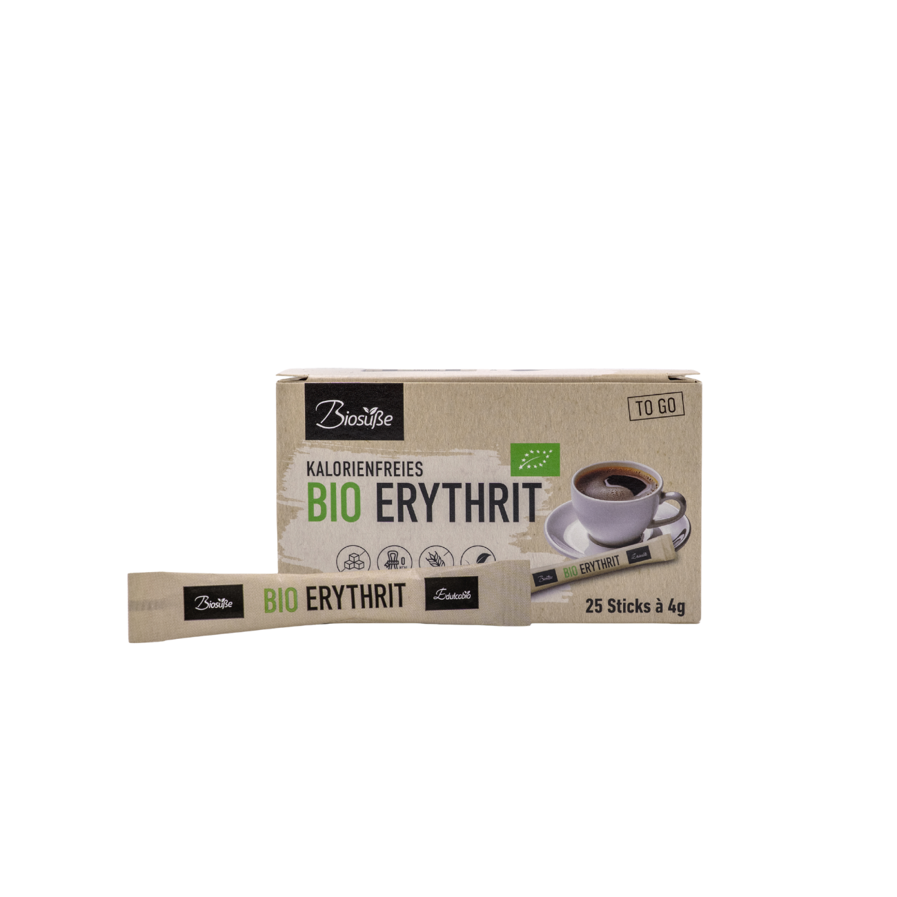 Biosüße Bio Erythrit Sticks 25x4g