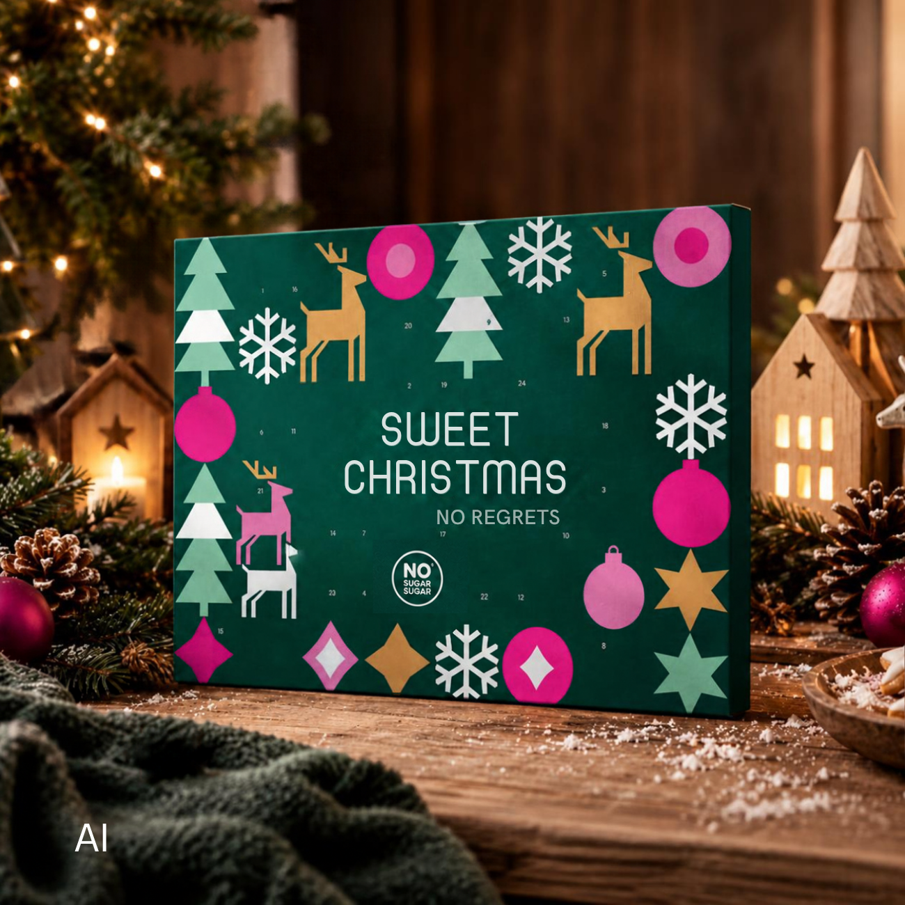 NO SUGAR SUGAR Adventskalender ohne Zuckerzusatz