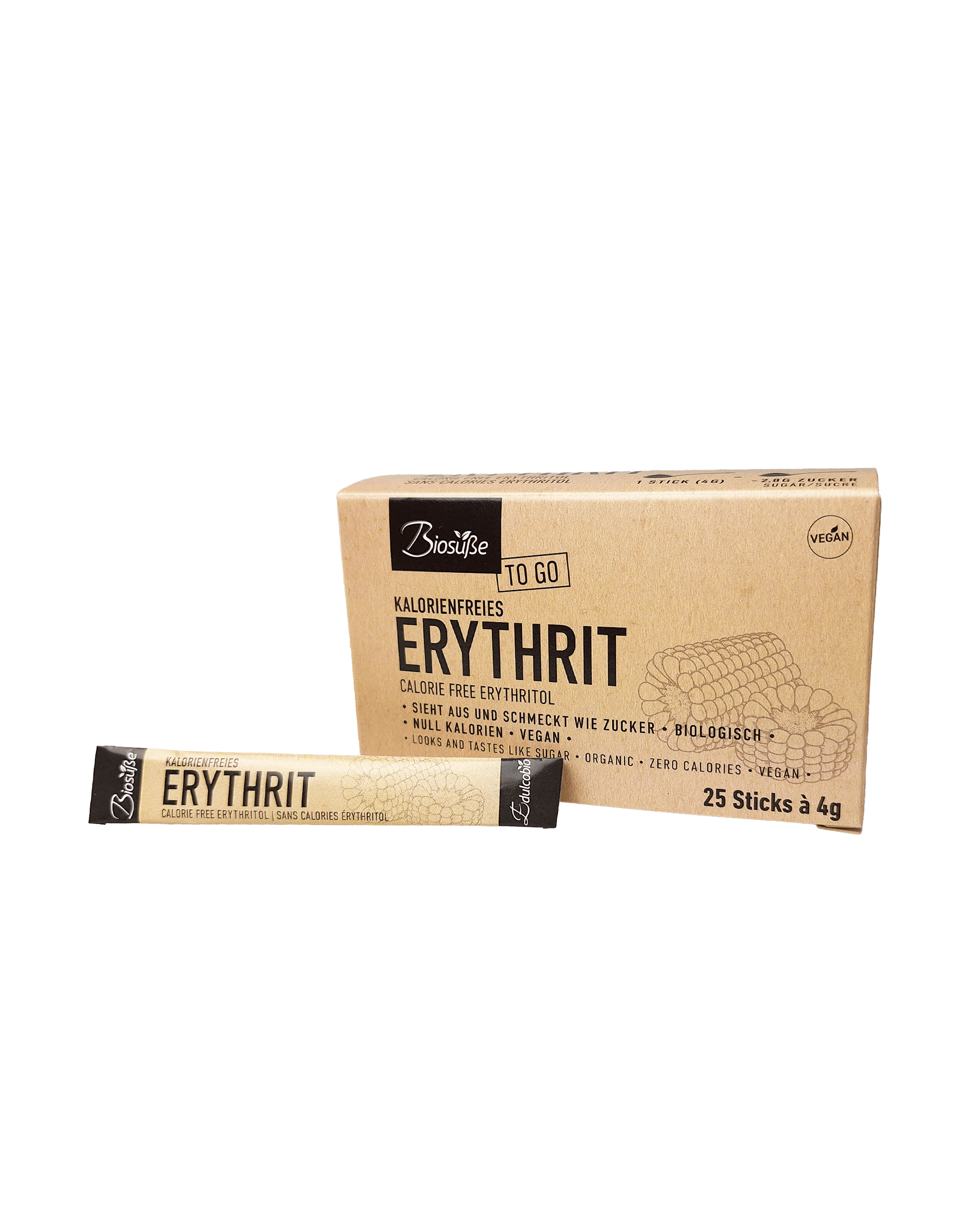 Biosüße Bio Erythrit Sticks 25x4g