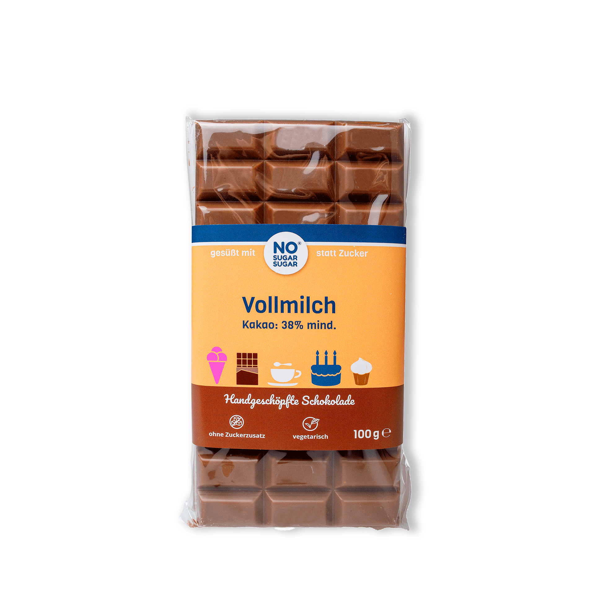 NO SUGAR SUGAR Schokolade Vollmilch 100g