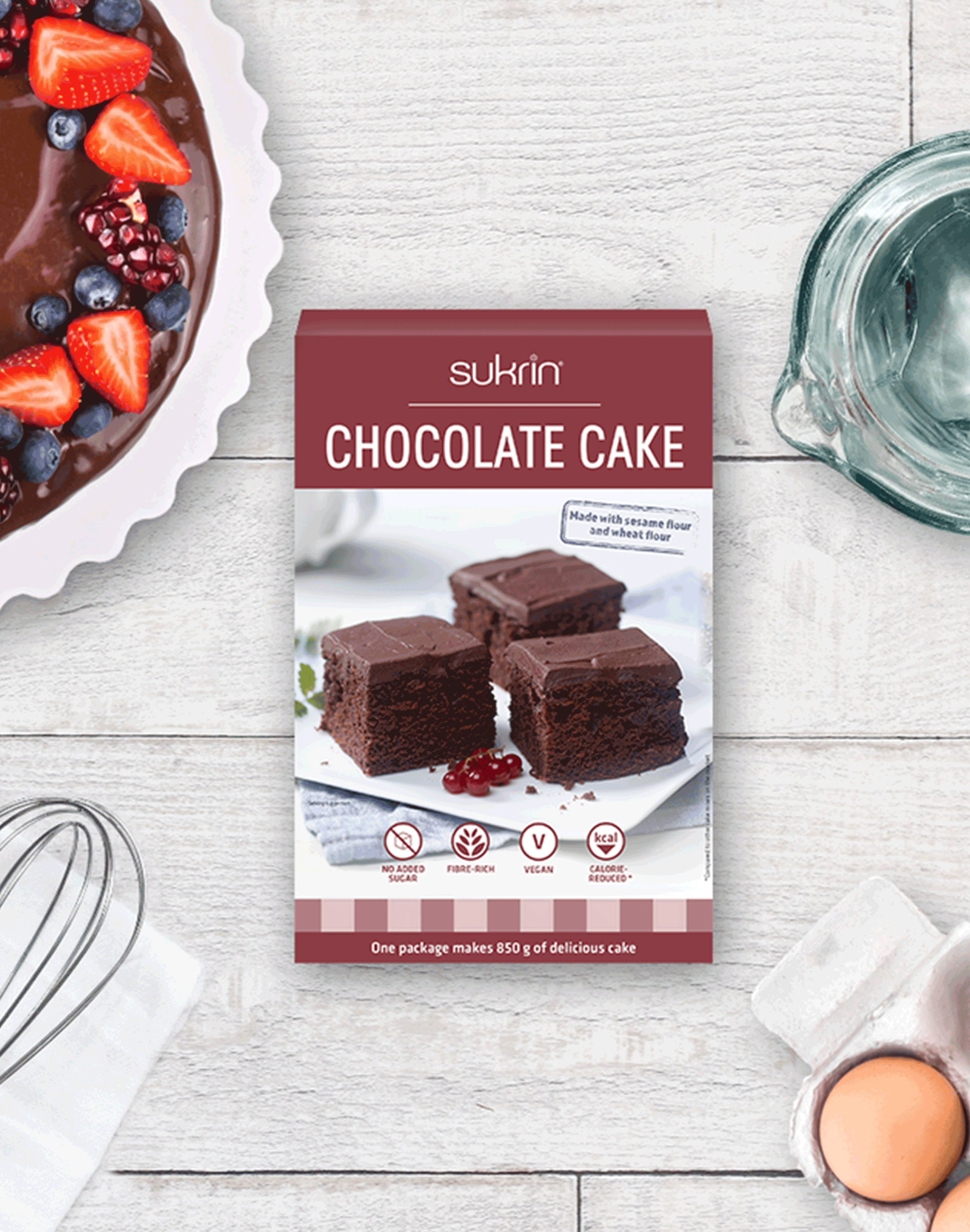 SUKRIN Backmischung Schokokuchen 375g