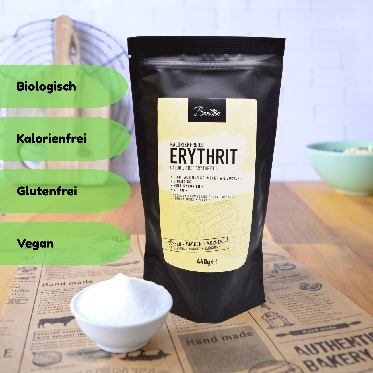Biosüße Bio Erythrit 440g