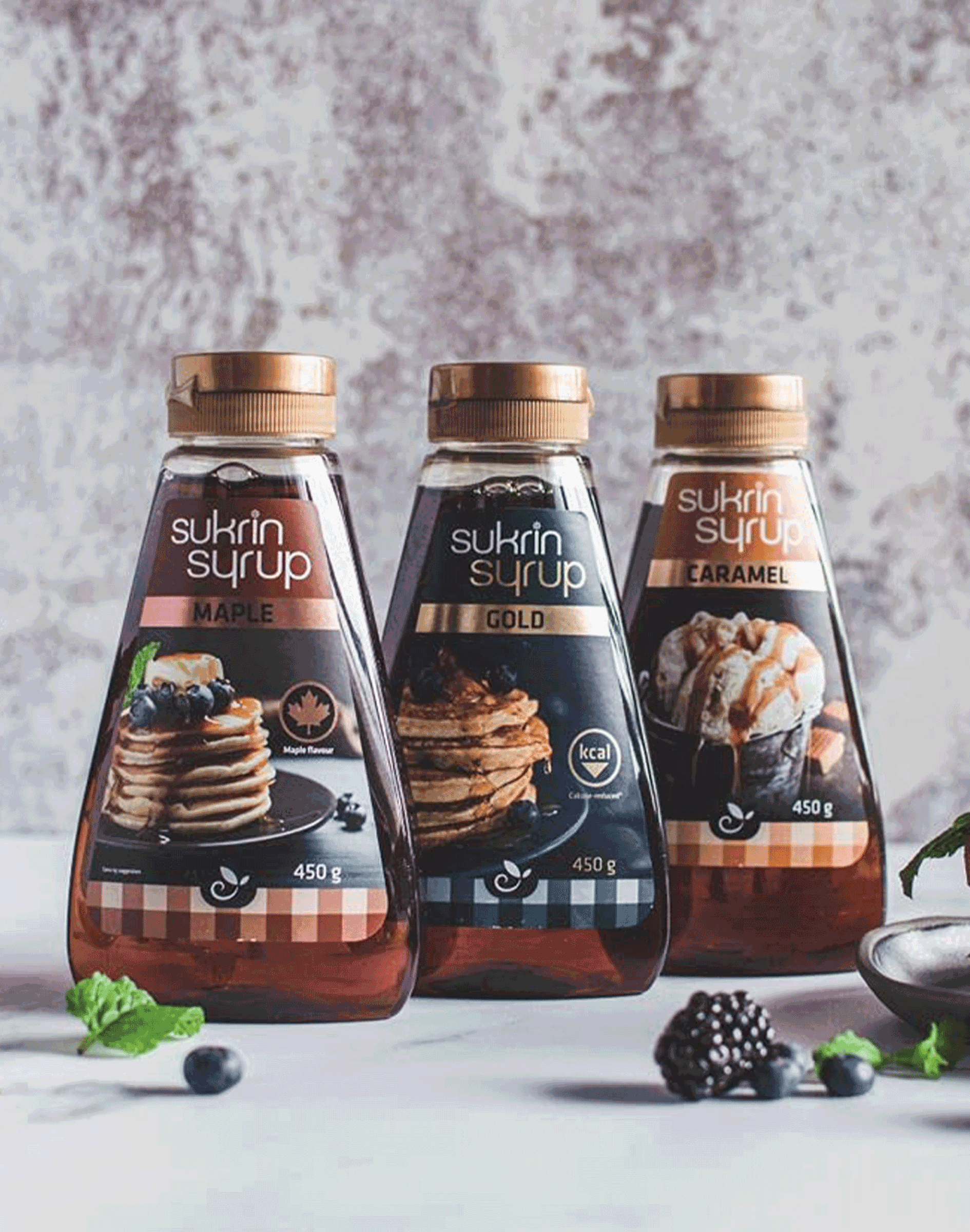 SUKRIN Sirup Probierset 3x450g