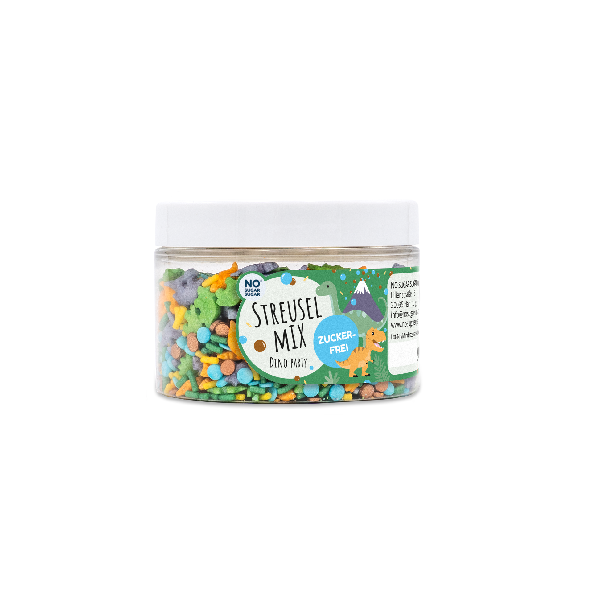 NO SUGAR SUGAR Streuselmix Dino Party 90g