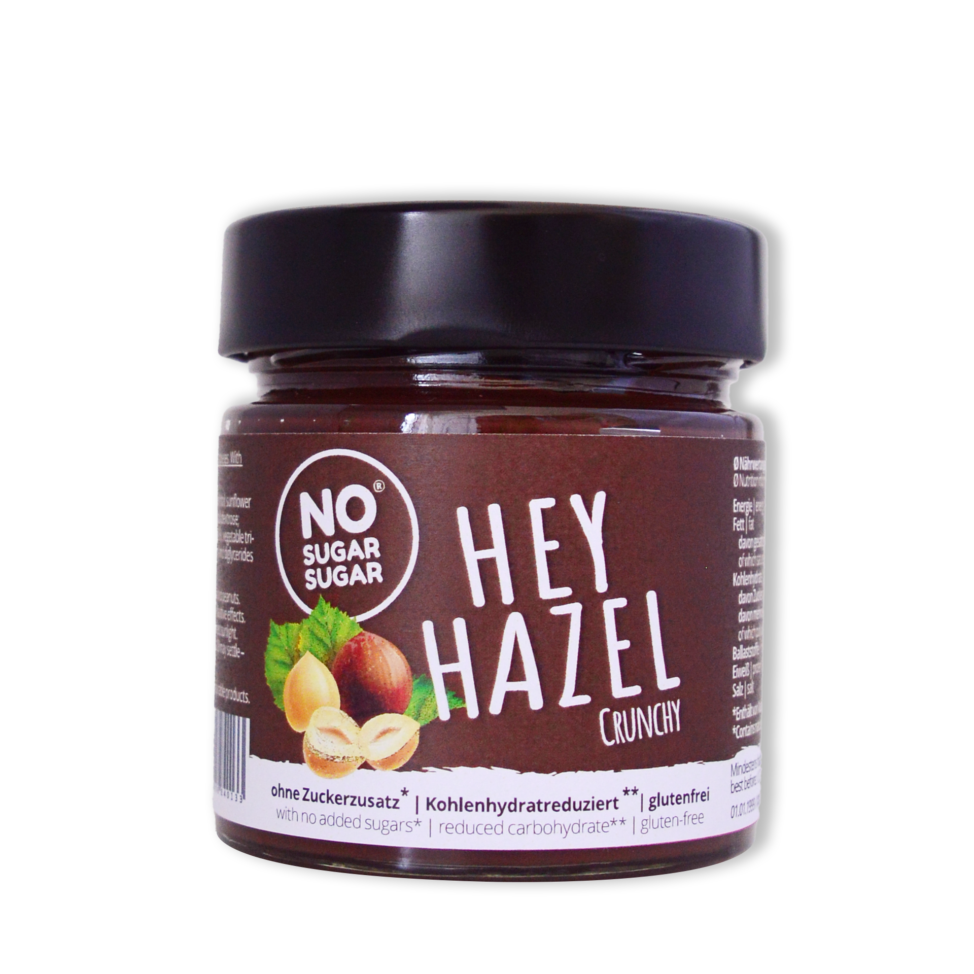 NO SUGAR SUGAR Aufstrich Hey Hazel Crunchy 200g