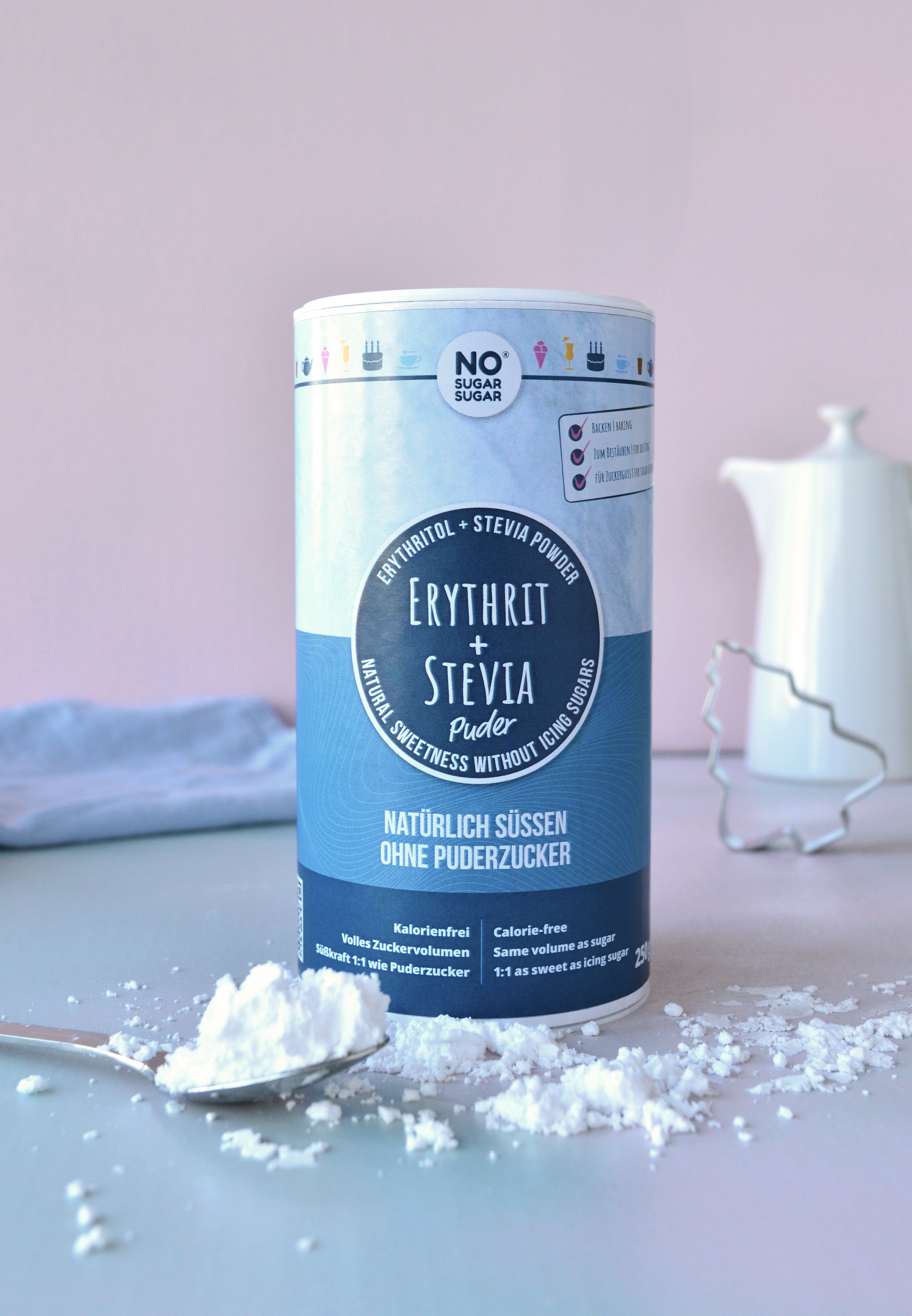NO SUGAR SUGAR Erythrit+Stevia Puder 250g