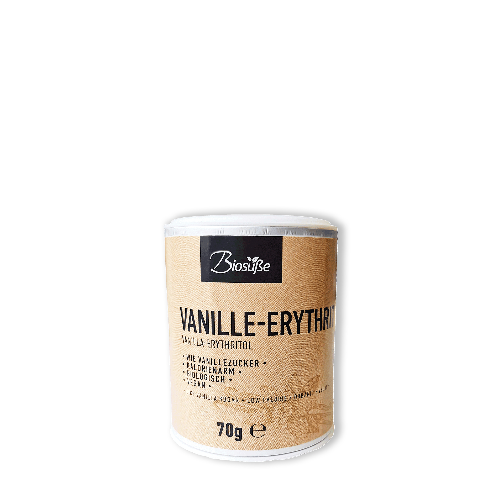 Biosüße Bio Erythrit Vanille 70g