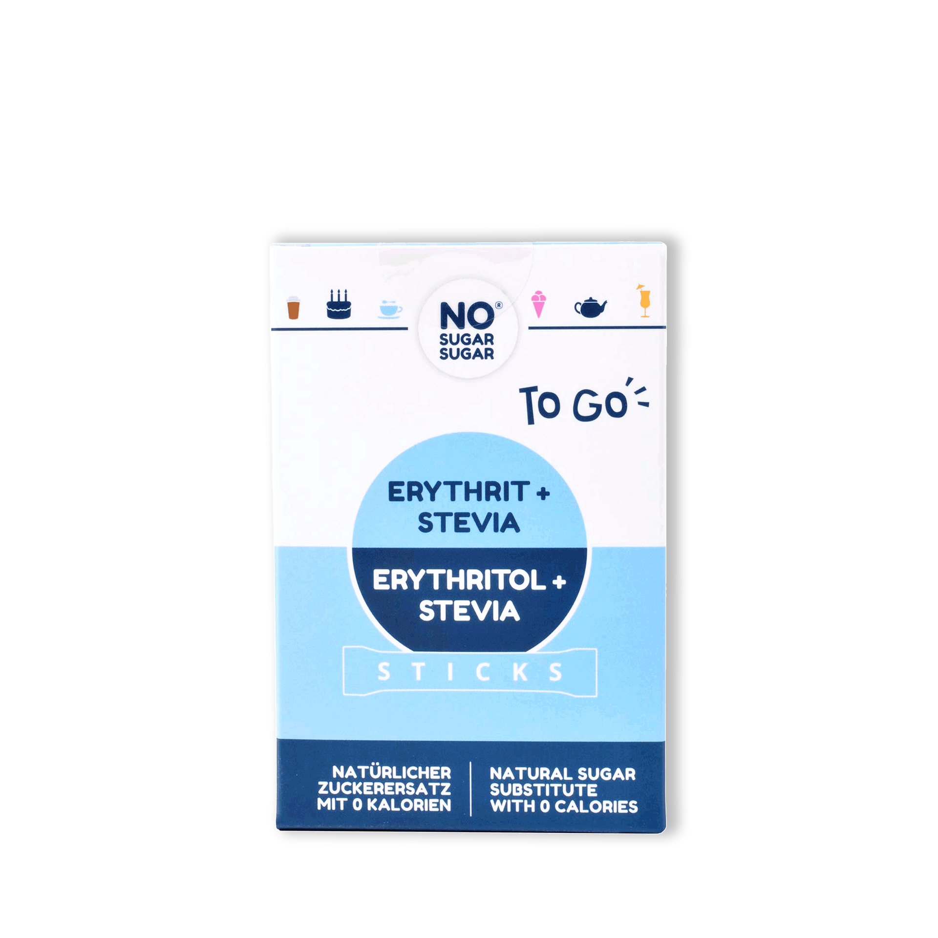 NO SUGAR SUGAR Erythrit+Stevia Sticks 200g