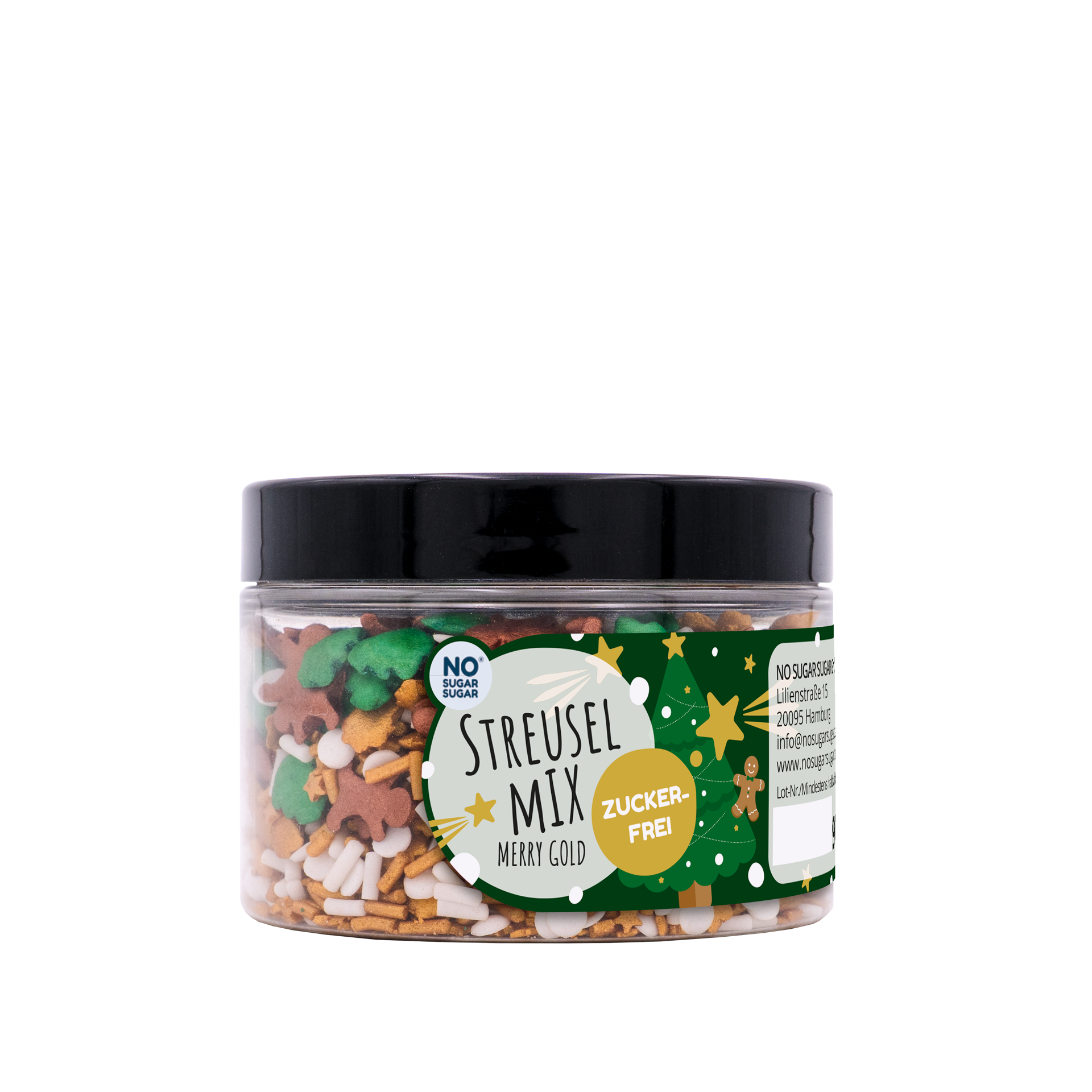 NO SUGAR SUGAR Streuselmix Merry Gold 90g