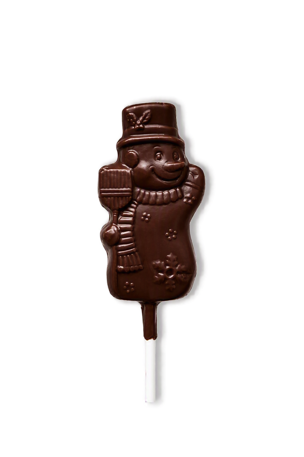 NO SUGAR SUGAR Schokoladen Lolli Schneemann Dunkel 10g