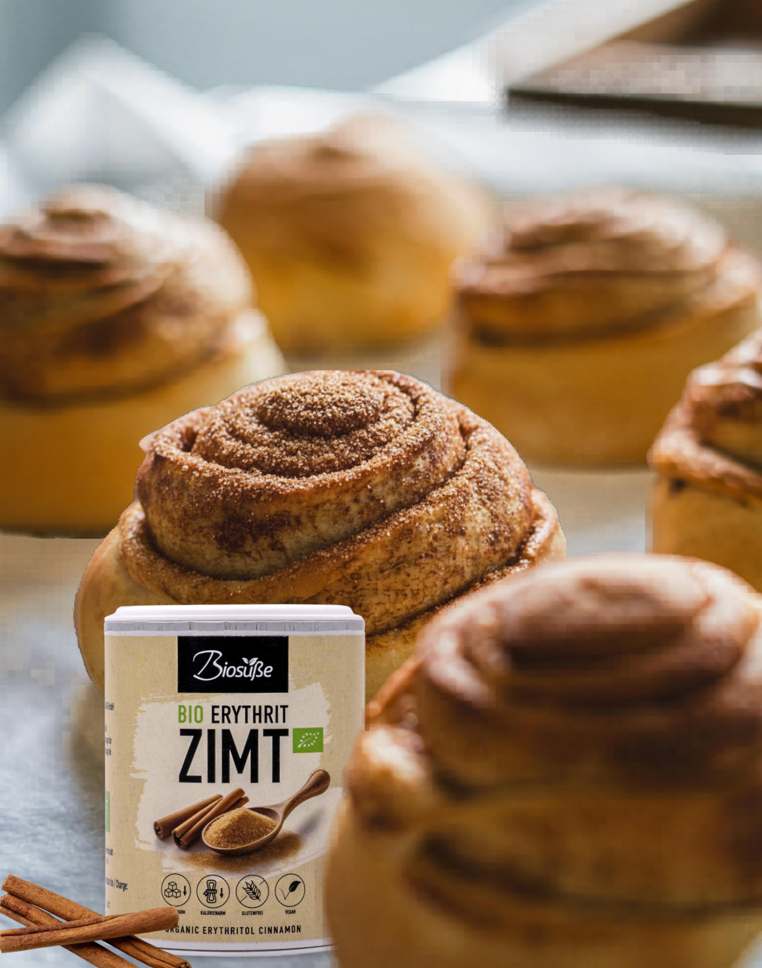 Biosüße Bio Erythrit Zimt 90g