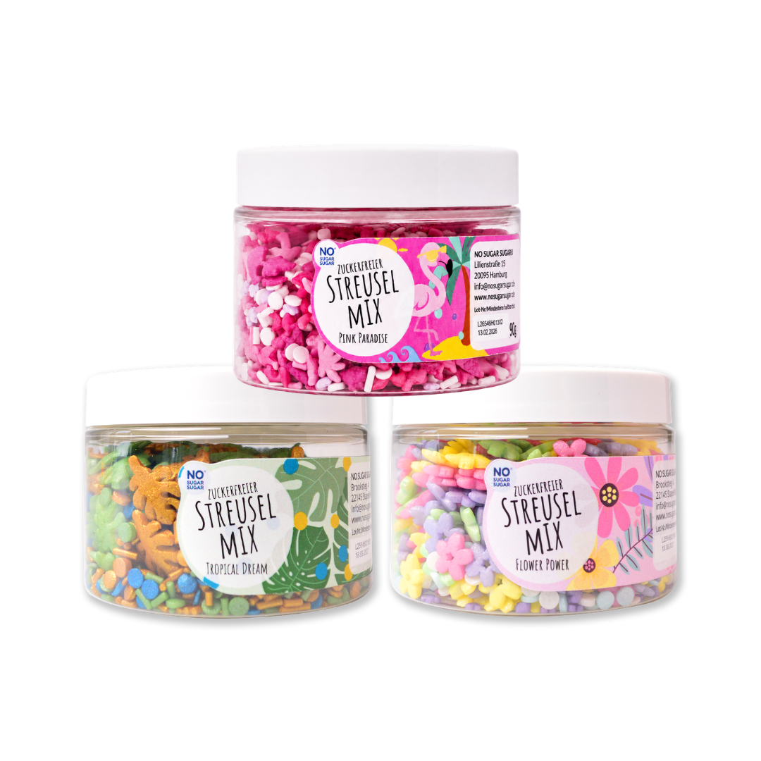 NO SUGAR SUGAR Streuselmix 3er Probierset