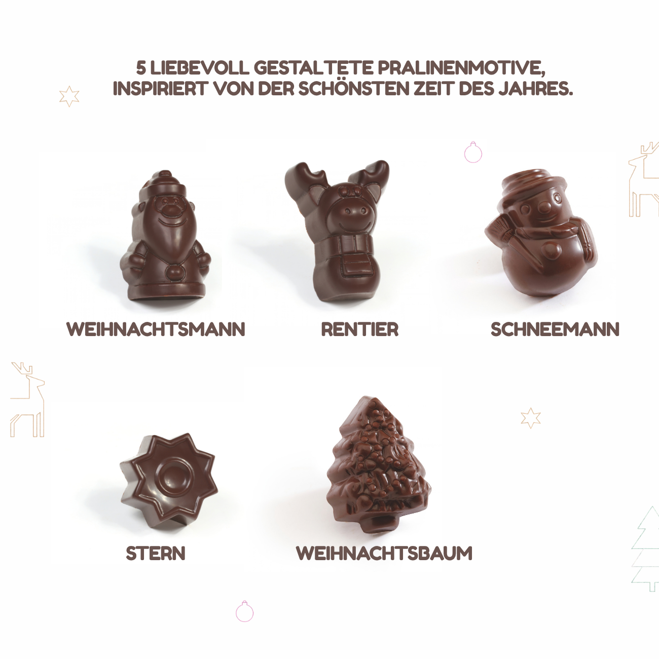 NO SUGAR SUGAR Winter Pralinés Dunkel 100g