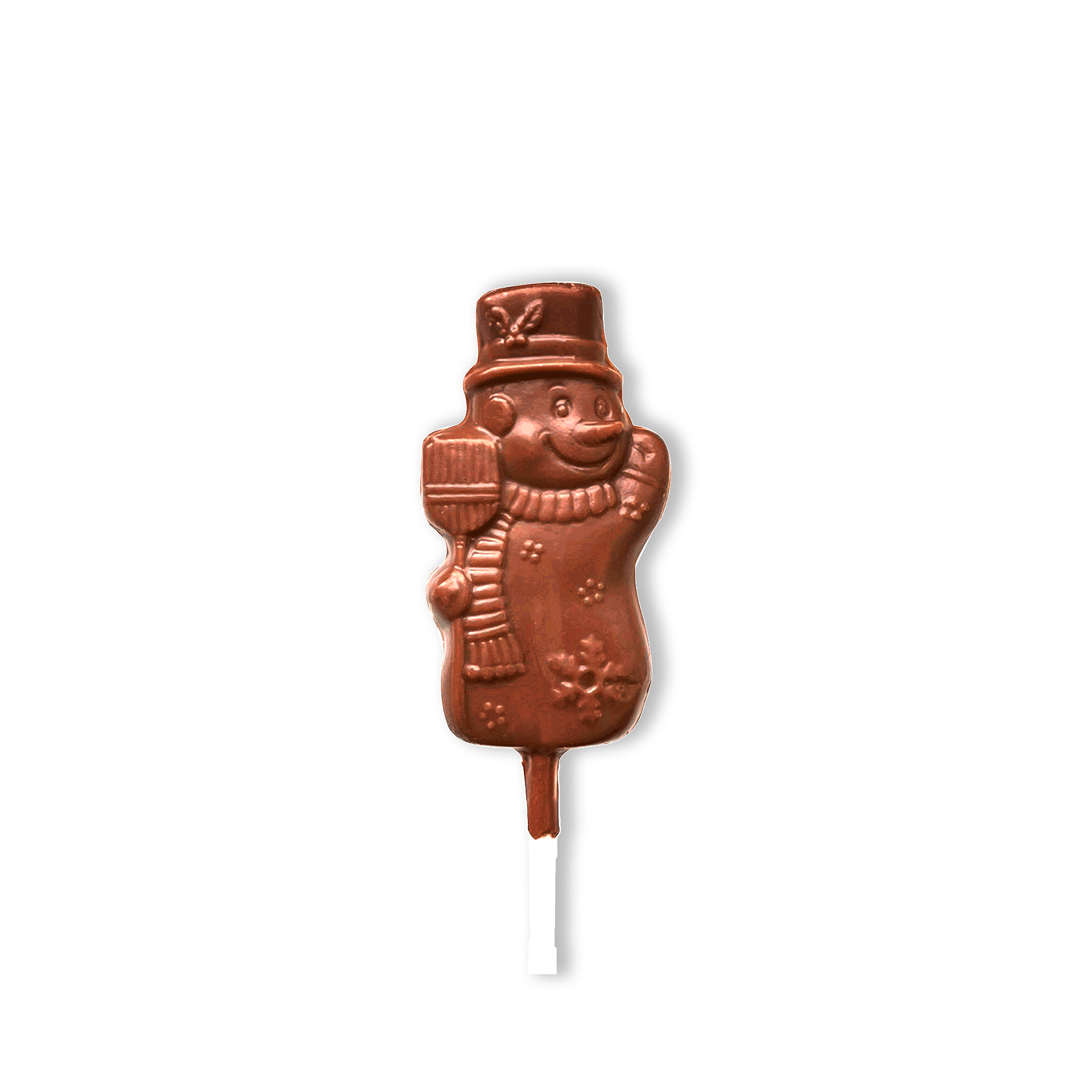 NO SUGAR SUGAR Schokoladen Lolli Schneemann Vollmilch 10g