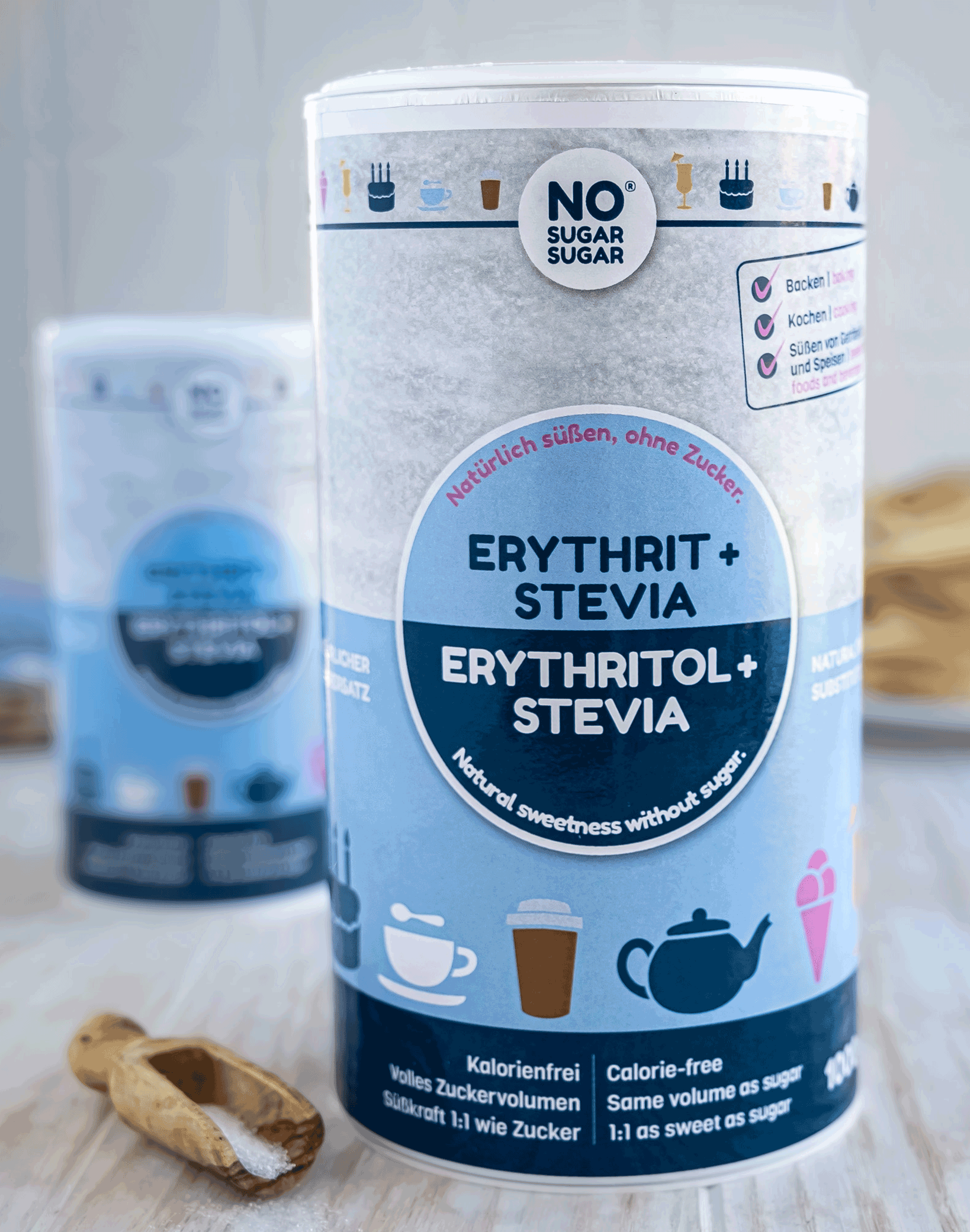 NO SUGAR SUGAR Erythrit+Stevia 1kg