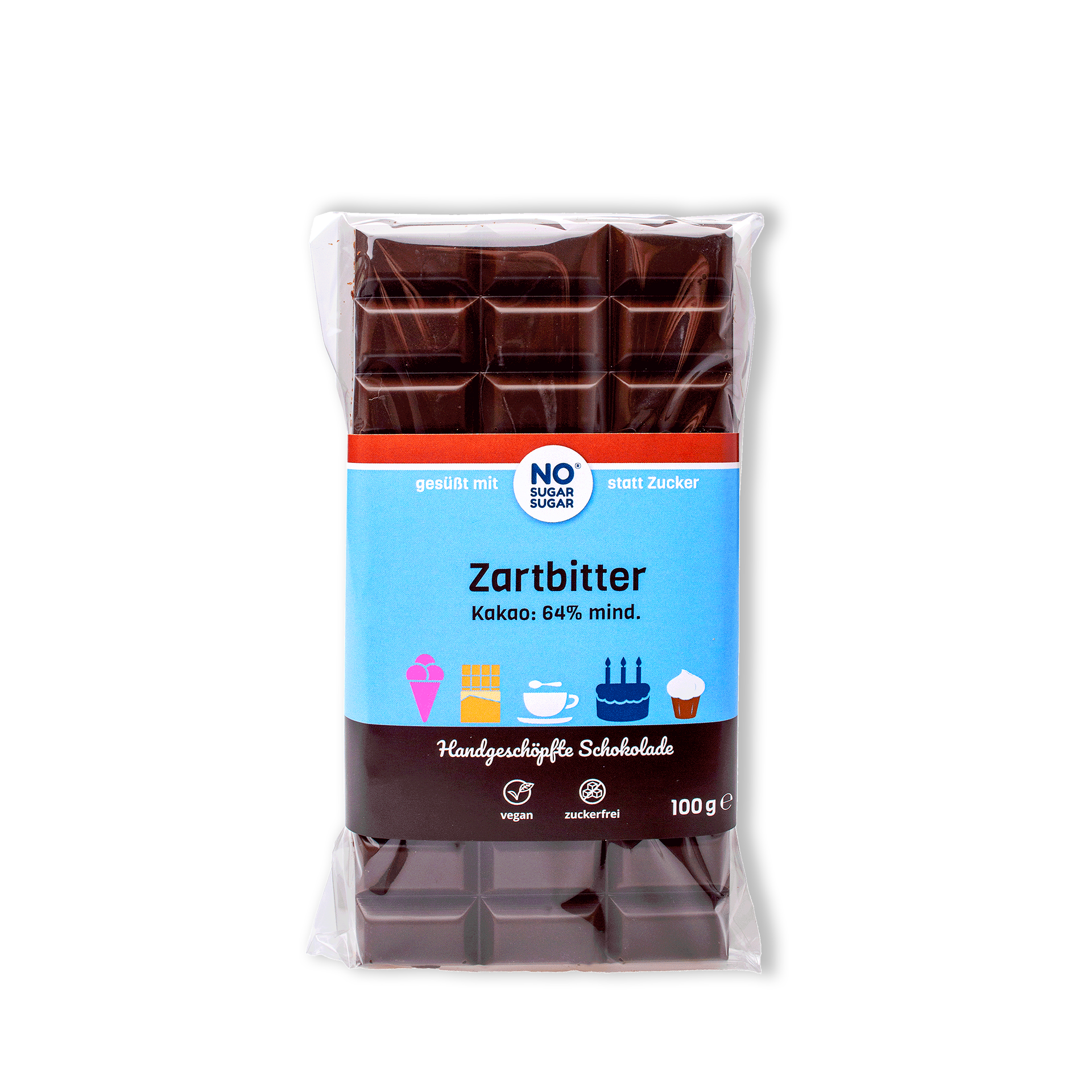 NO SUGAR SUGAR Schokolade Zartbitter 100g