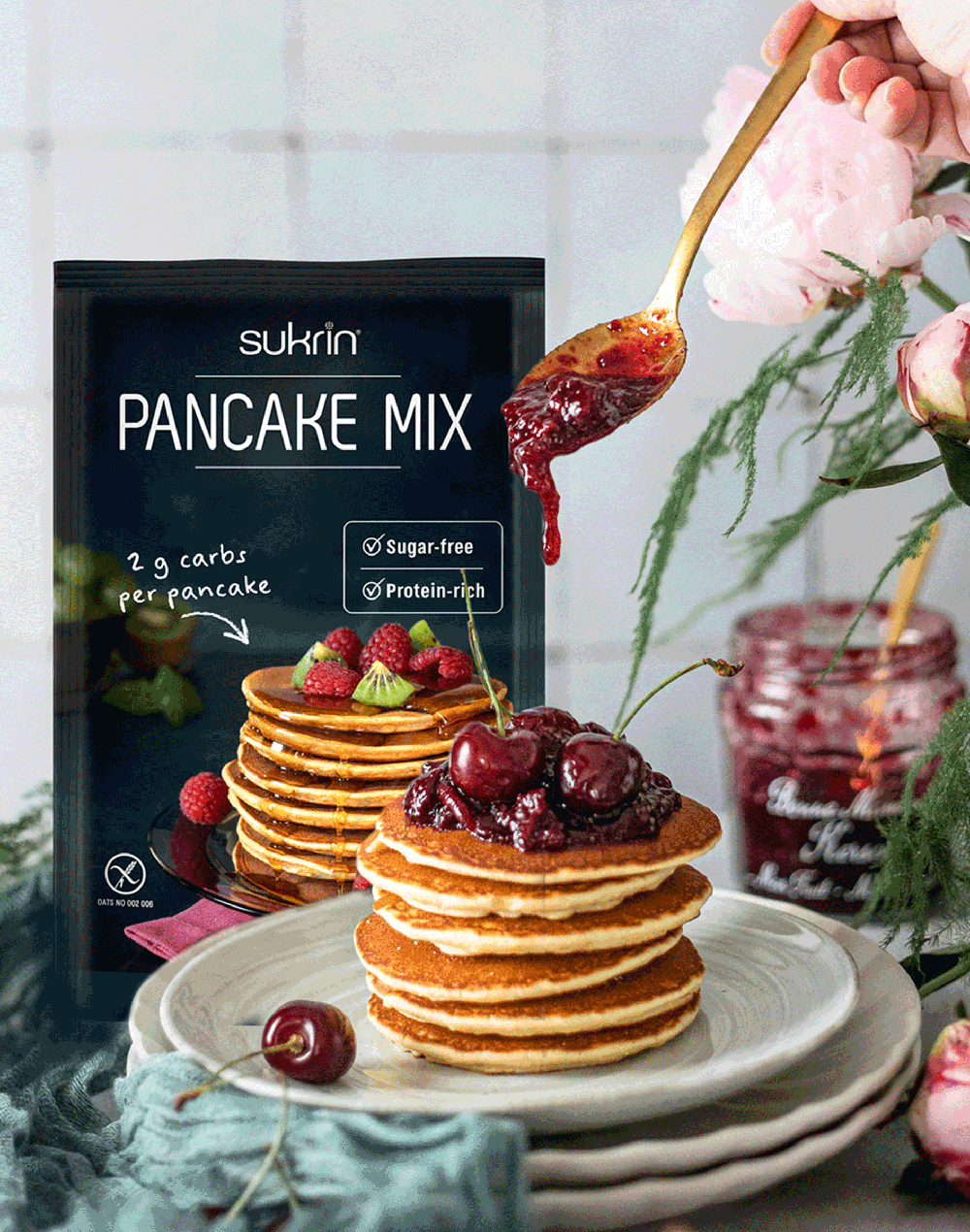 SUKRIN Backmischung Pancake Mix 100g