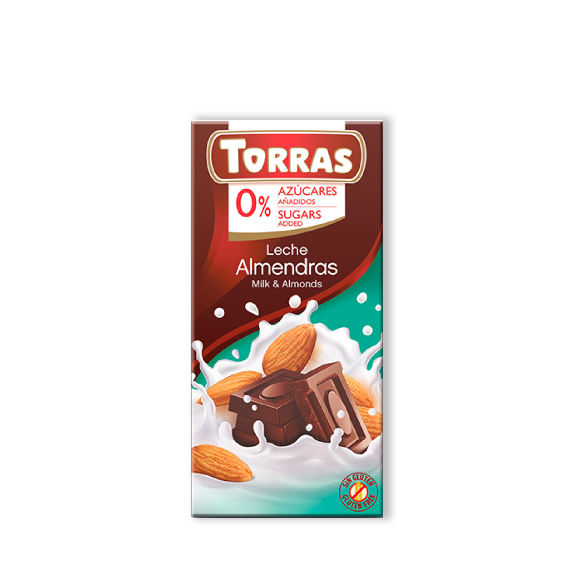 Torras Classic Schokolade Milch mit Mandel 75g