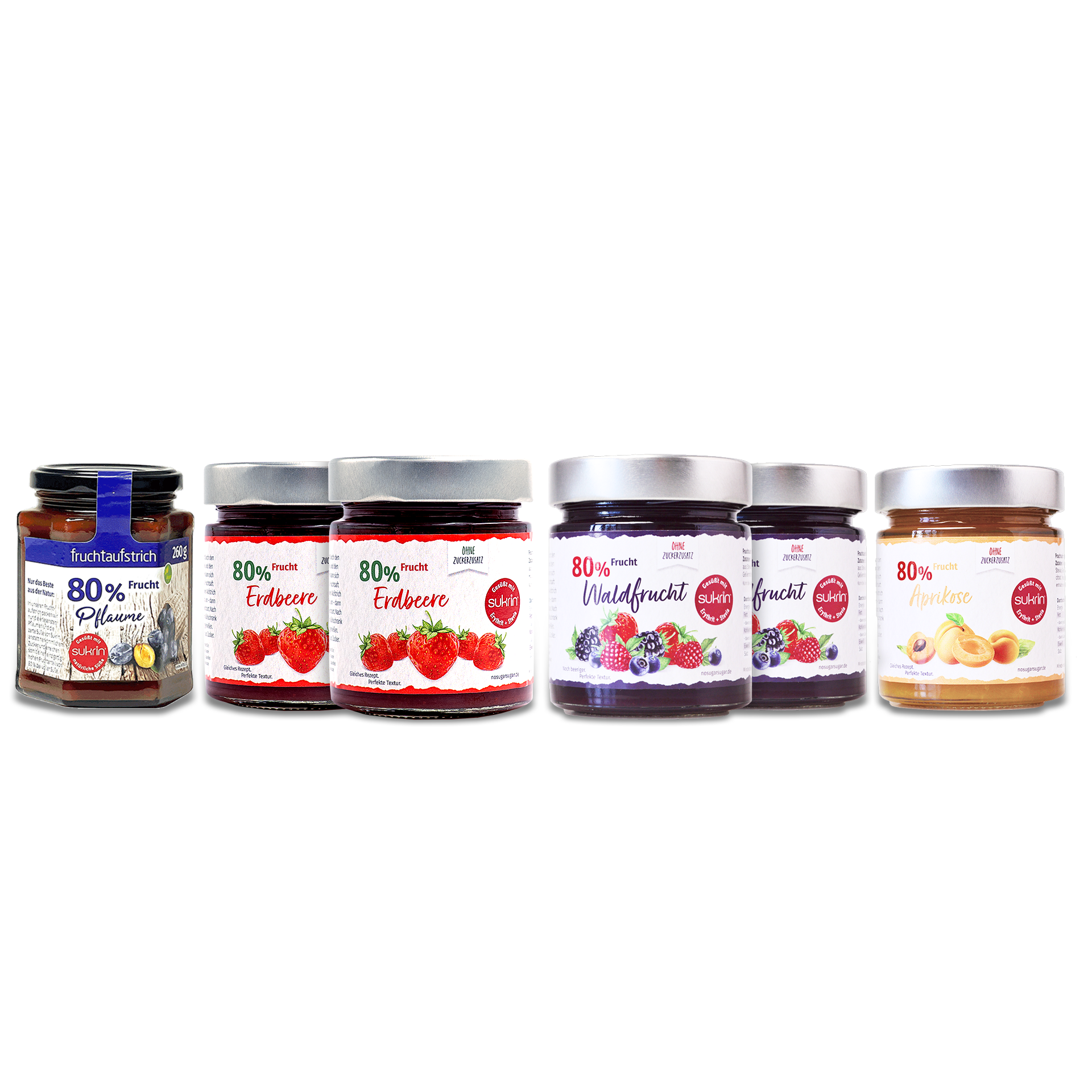 SUKRIN Fruchtaufstrich Probierset 6er