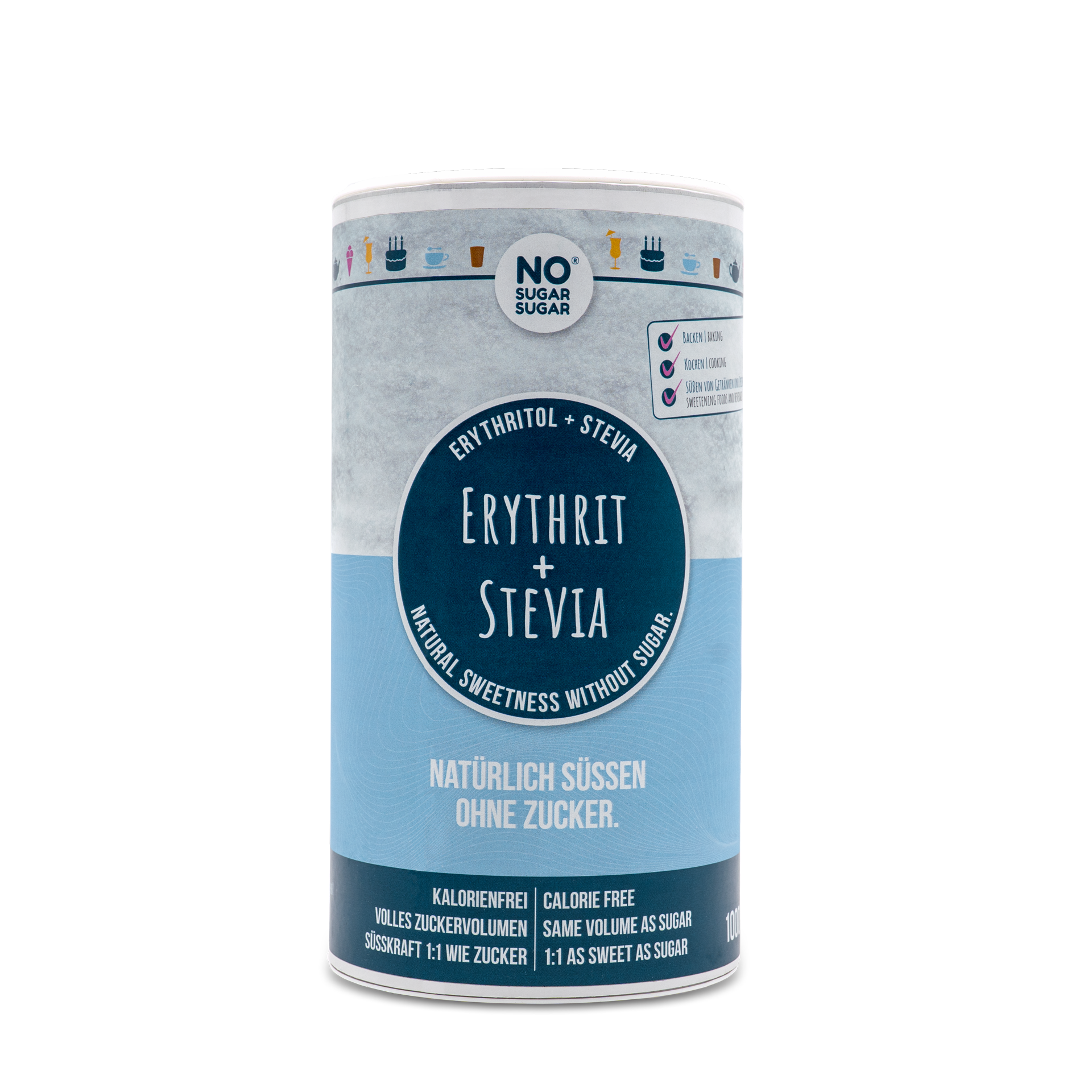 NO SUGAR SUGAR Erythrit+Stevia 1kg