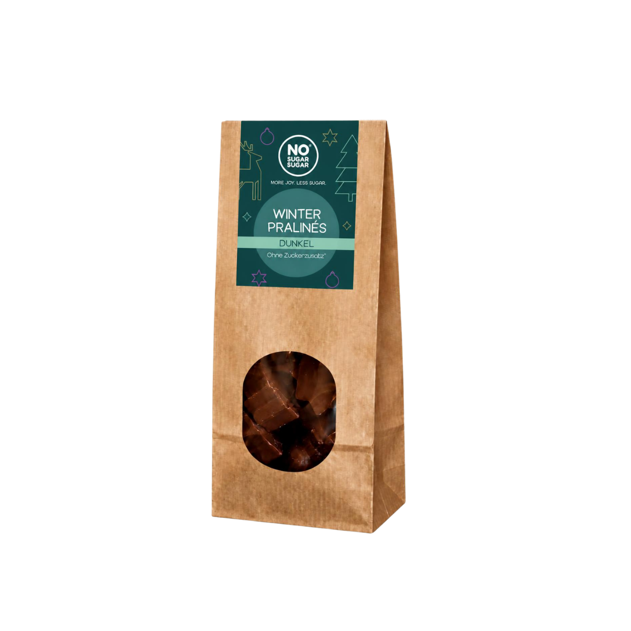NO SUGAR SUGAR Winter Pralinés Dunkel 100g