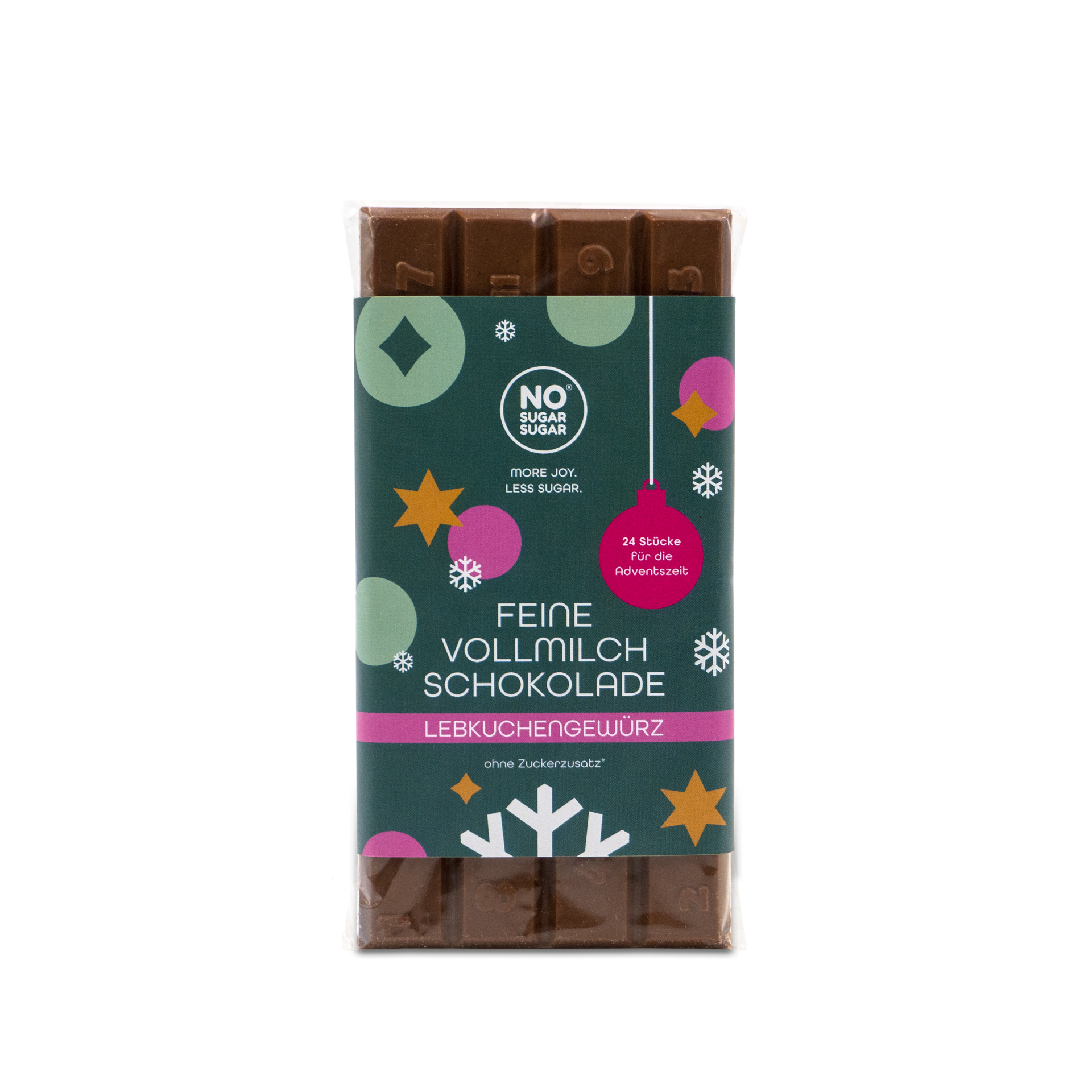 NO SUGAR SUGAR Weihnachtsschokolade Lebkuchen 90g