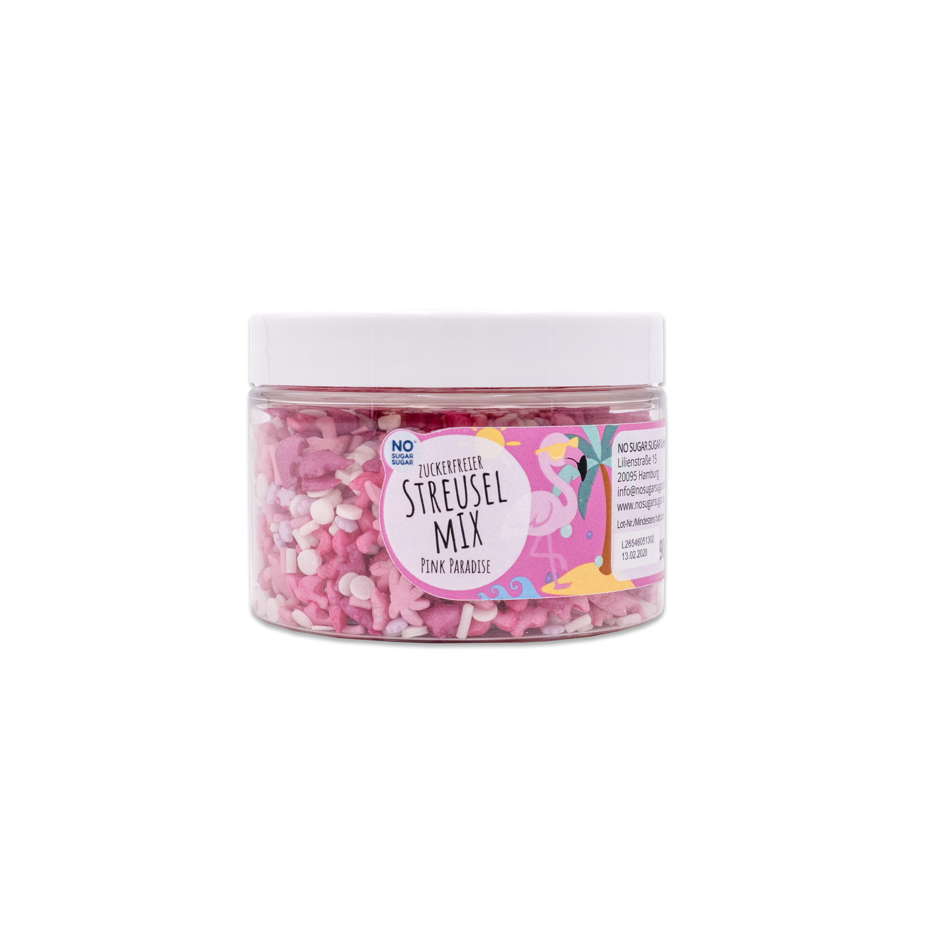 NO SUGAR SUGAR Streuselmix Pink Paradise 90g