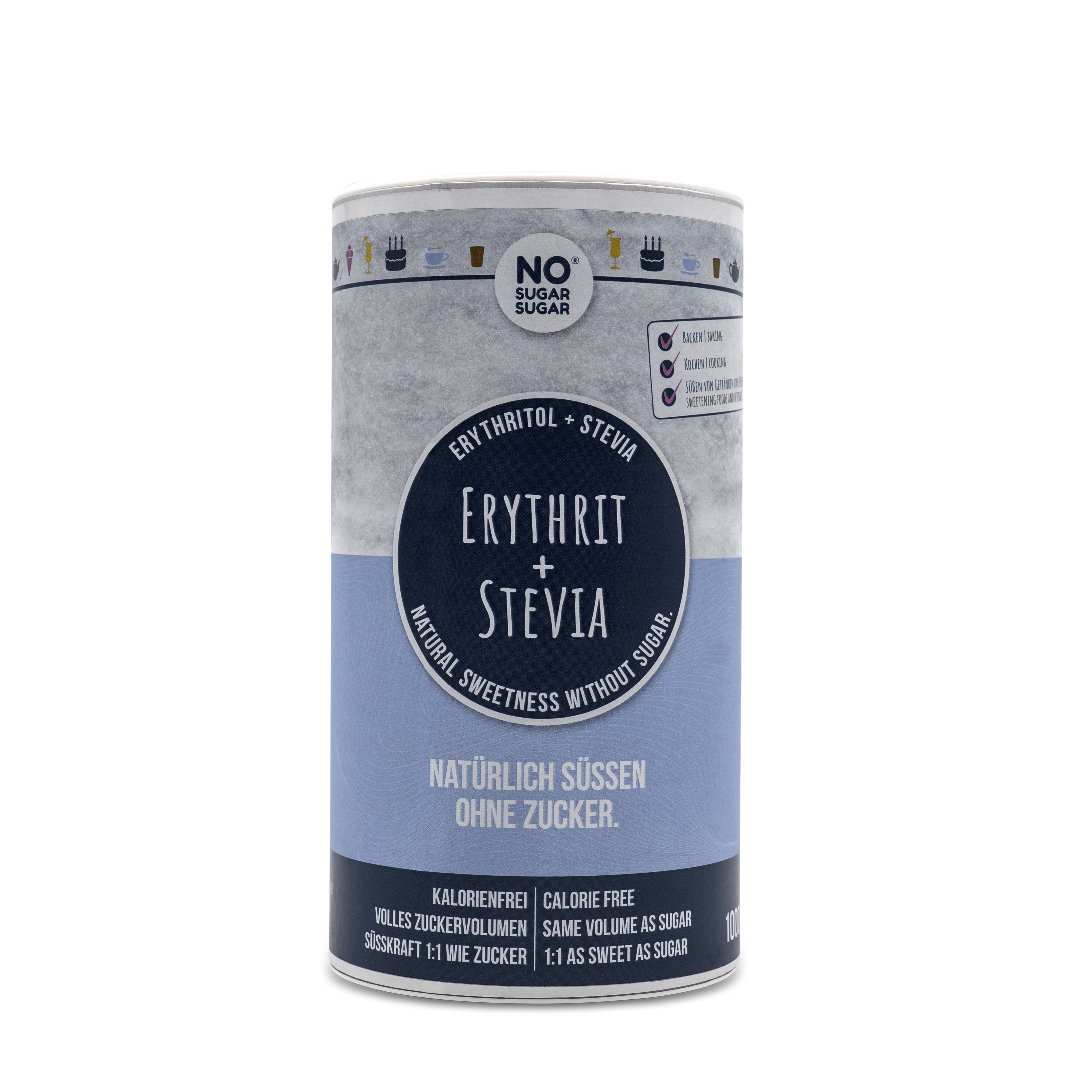 NO SUGAR SUGAR Erythrit+Stevia 1kg