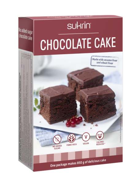 Sukrin Backmischung Schokoladenkuchen 