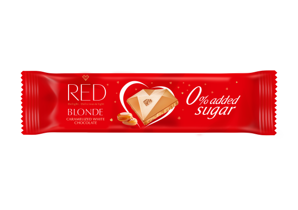 RED Riegel Blonde karamellisierte weiße Schokolade, 26g