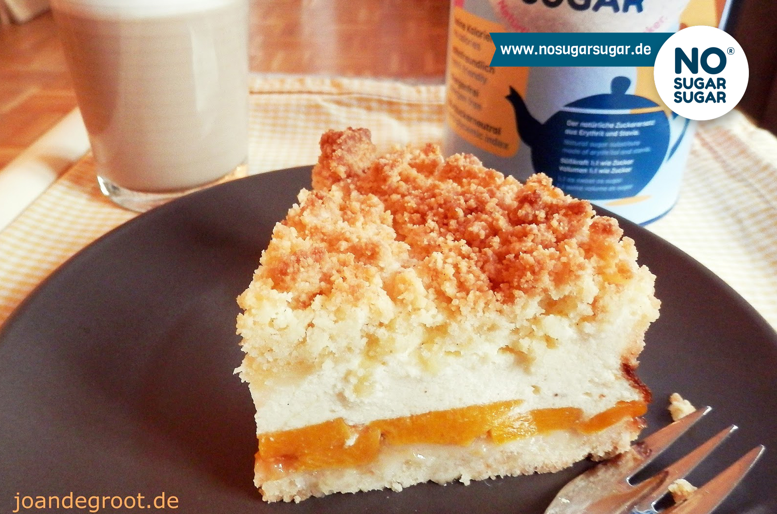 Thermomix Käse-Pfirsich-Kuchen | Kuchen &amp; Torte | Rezepte | NO SUGAR SUGAR